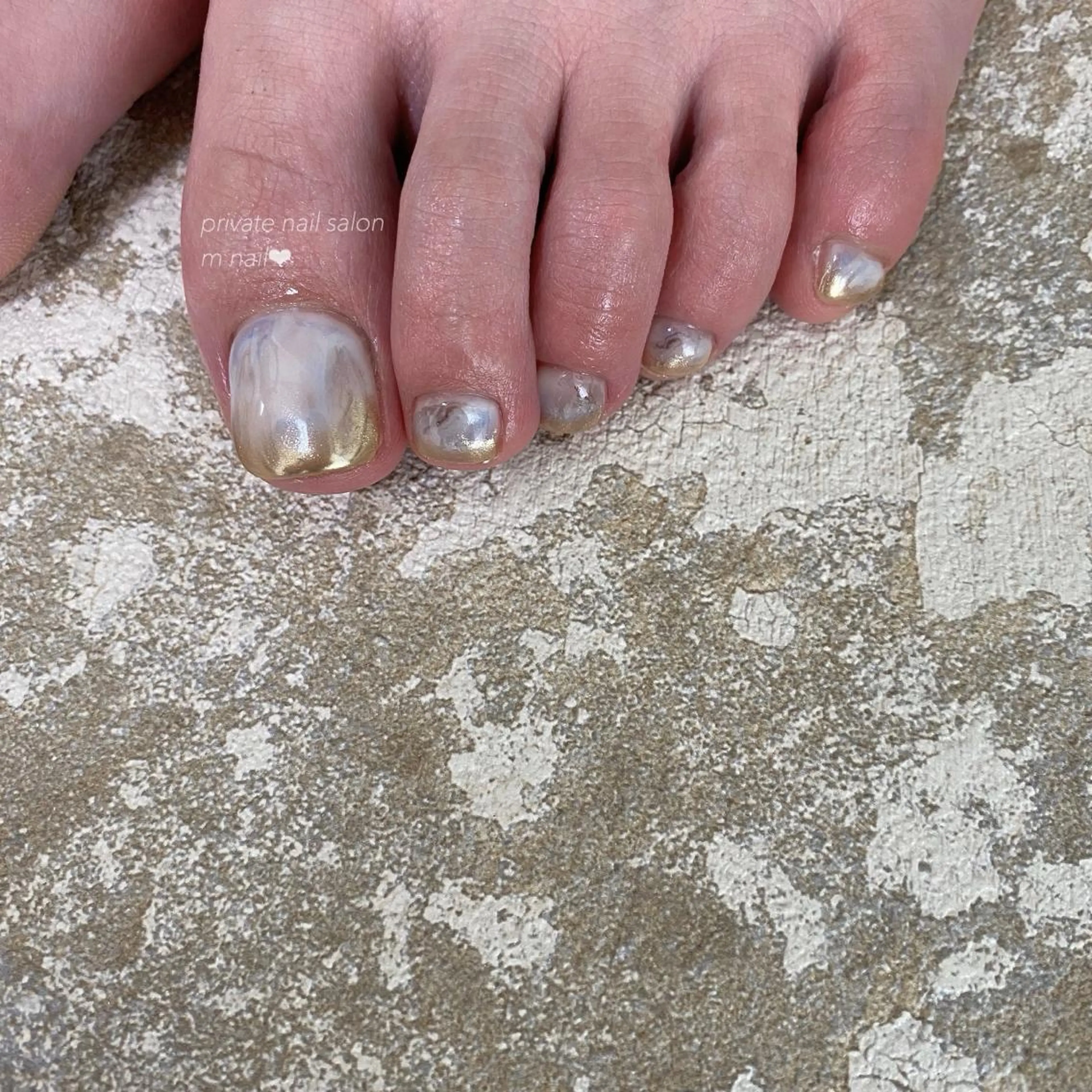 ネイル フットネイル 小河原 舞のネイルデザイン