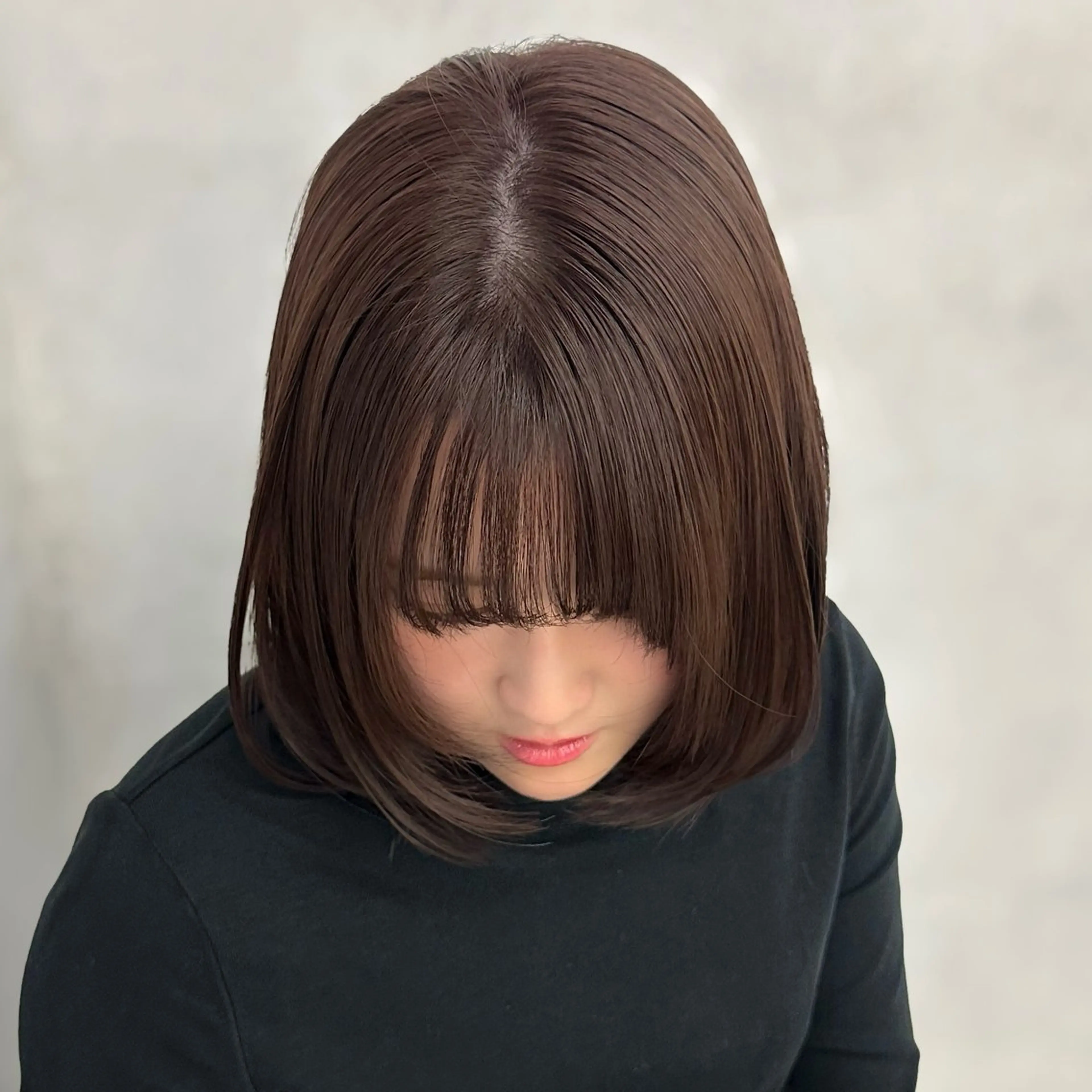 ミディアム カラー カット ヘアカラー トリートメント ブリーチなし/レイヤ ー特化🌈Tommyのヘアスタイル