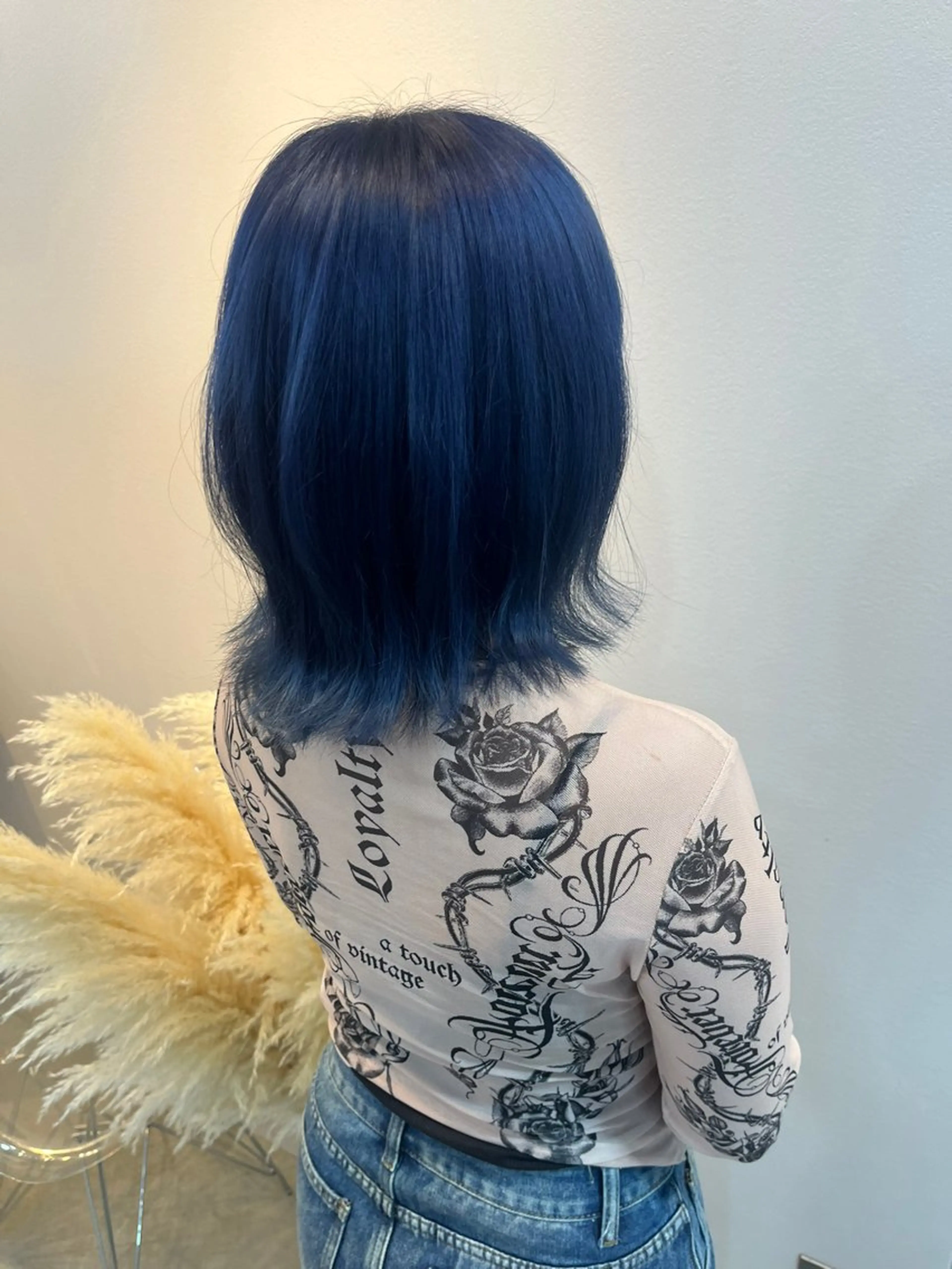 ミディアム カラー ブリーチ 山下 明子のヘアスタイル