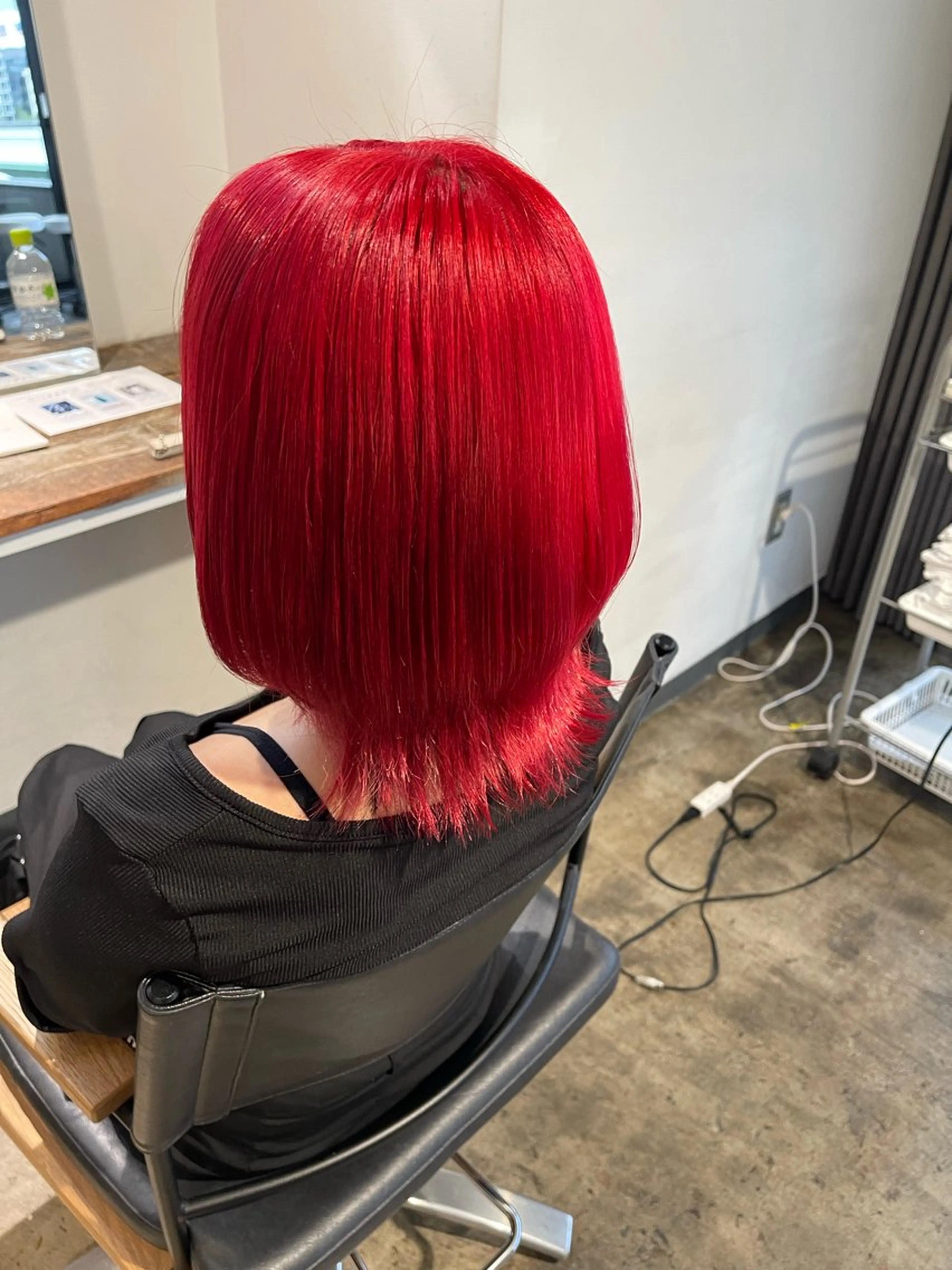 セミロング カラー ブリーチ デザインカラー ハイトーンカラー ムラ修正/ ハイトーン💖Riaのヘアスタイル