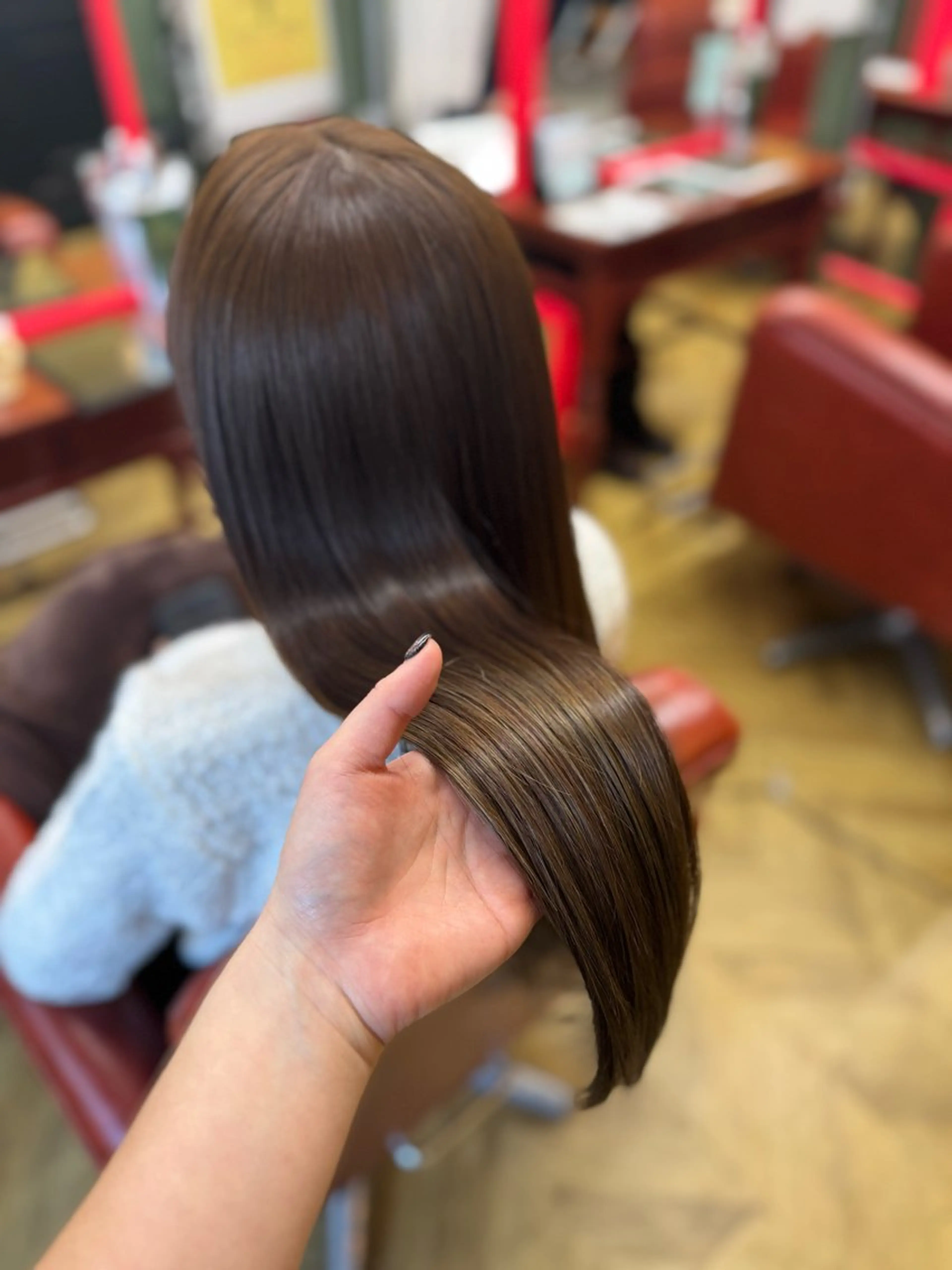 ロング カラー トリートメント 米倉 麻衣のヘアスタイル