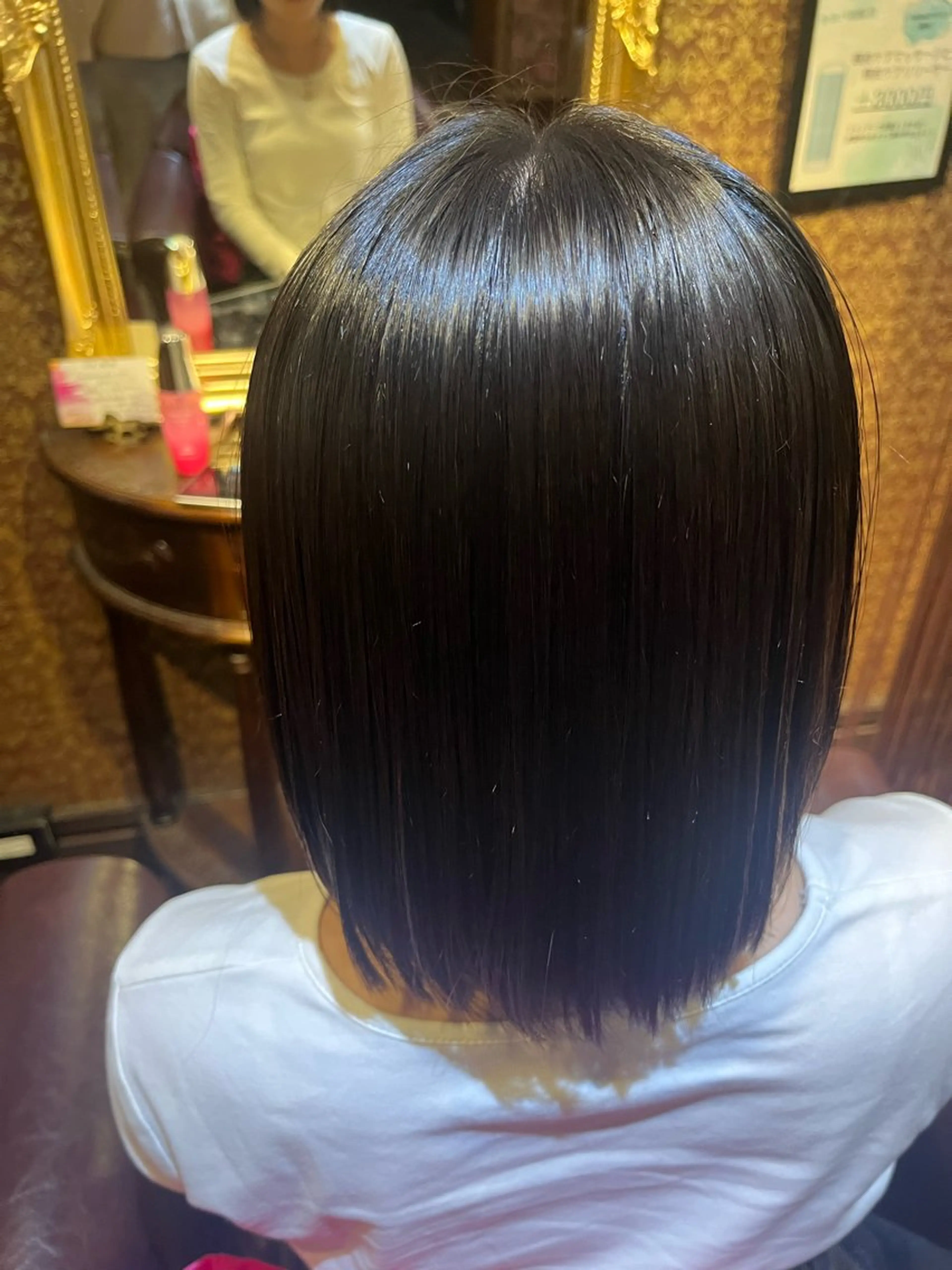 ミディアム 髪質改善 縮毛矯正 ✂︎grace ✂︎mahoのヘアスタイル