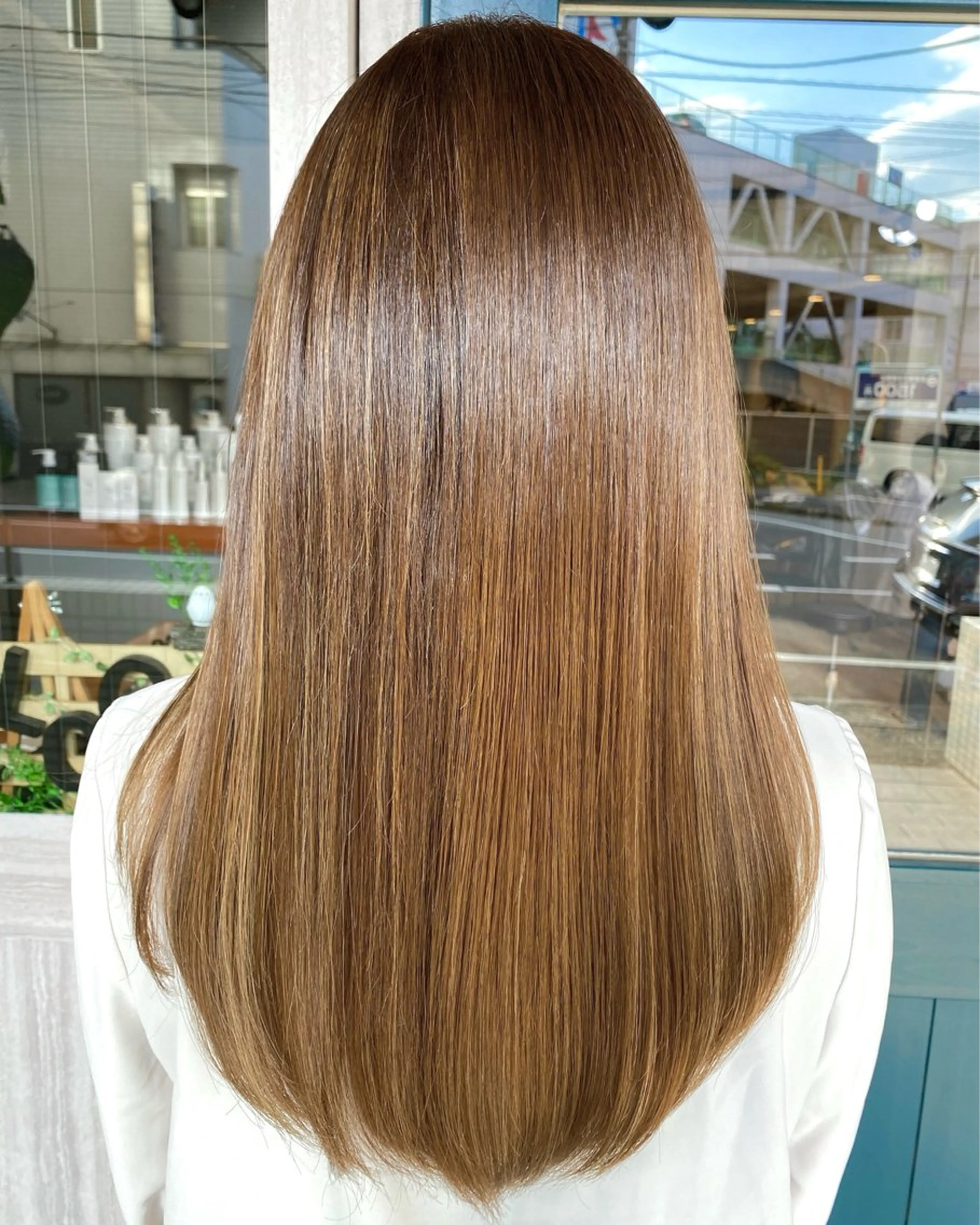 セミロング カット ヘアカラー 野呂 隼人のヘアスタイル