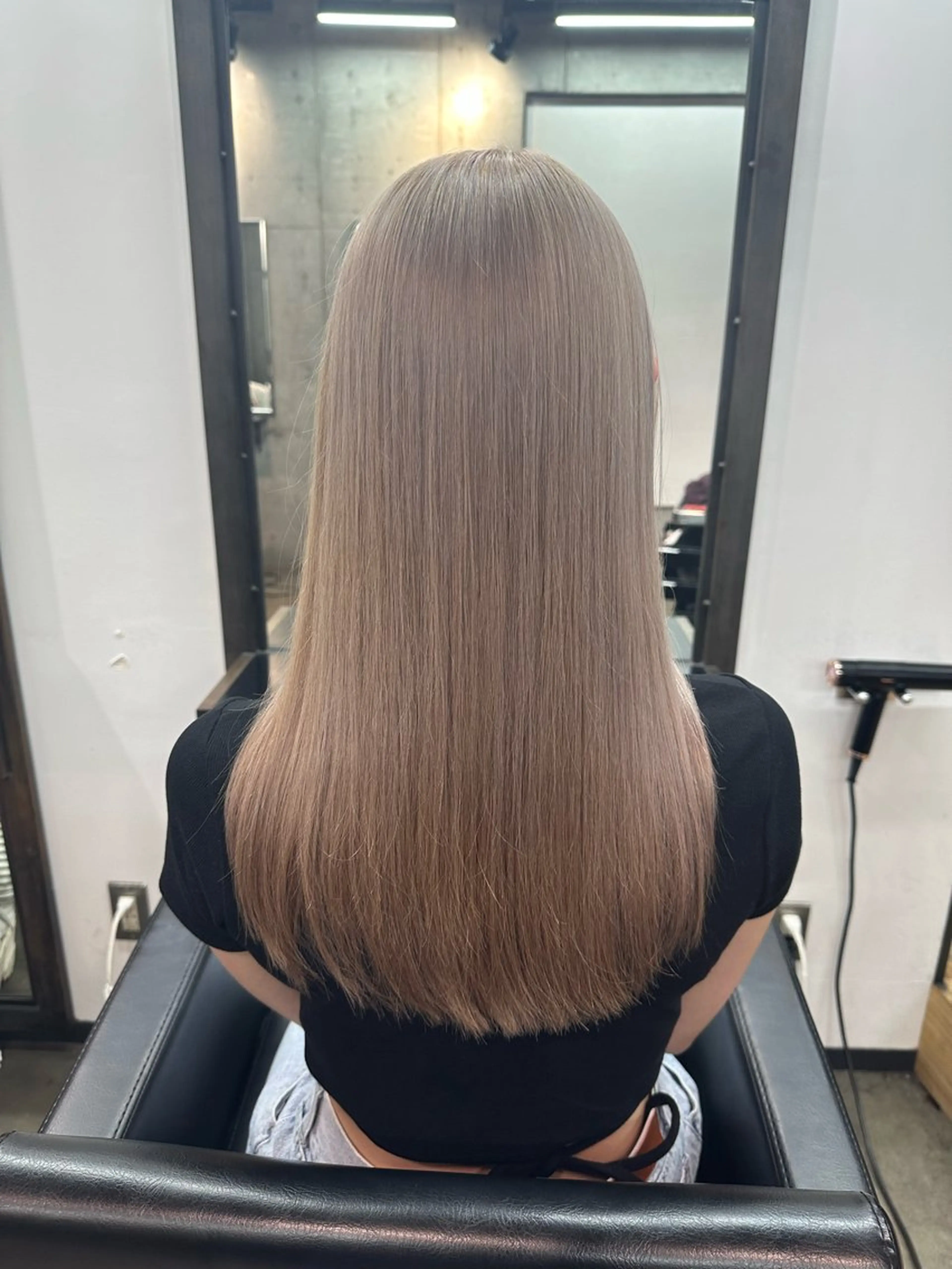 セミロング カラー ヘアカラー トリートメント 🫧シールエクステ/ 艶カラー🫧アサミ️のヘアスタイル