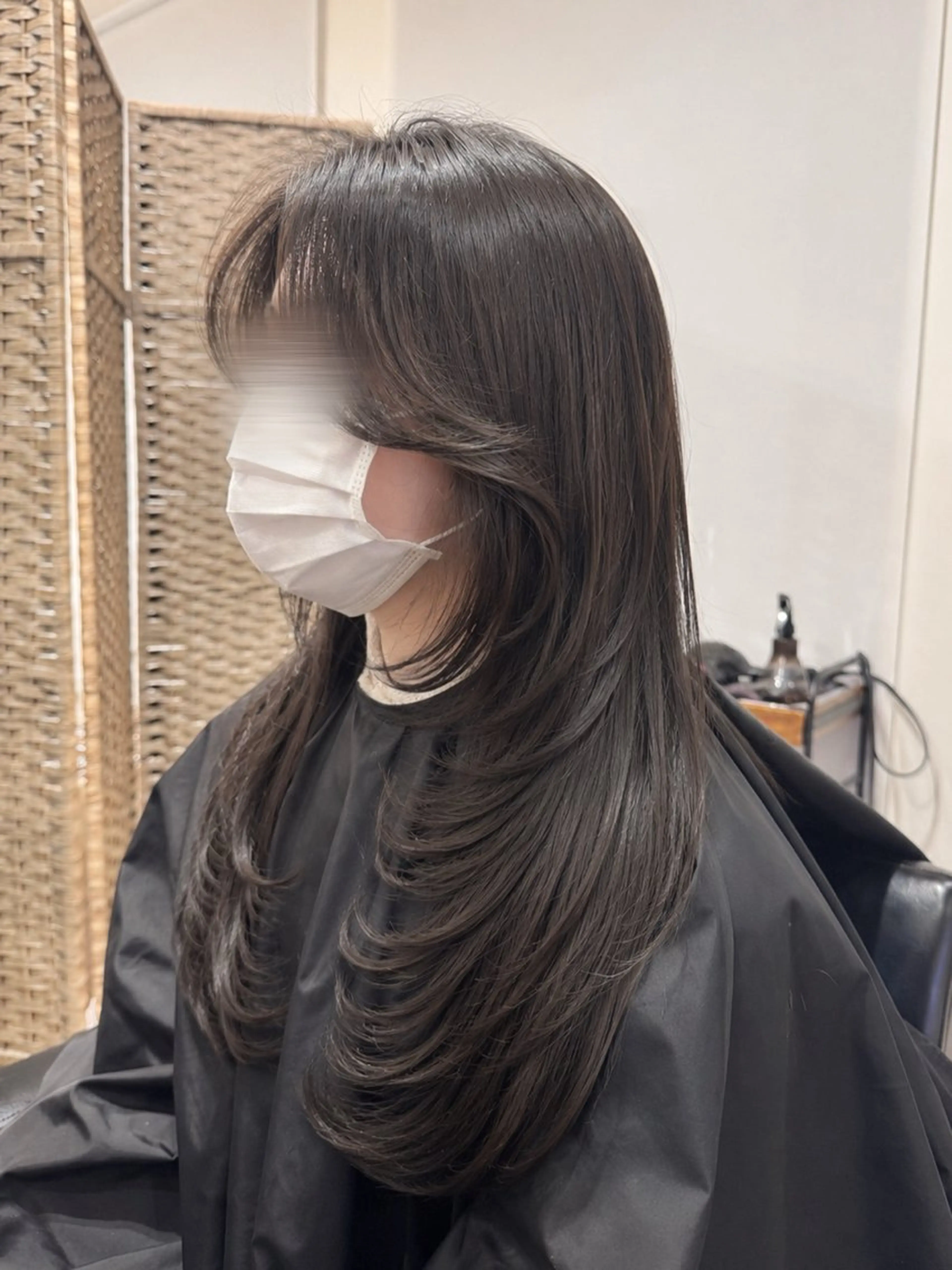 セミロング 髪質改善 カット トリートメント ✨長岡市韓国レイヤー /髪質改善/山下竣介のヘアスタイル