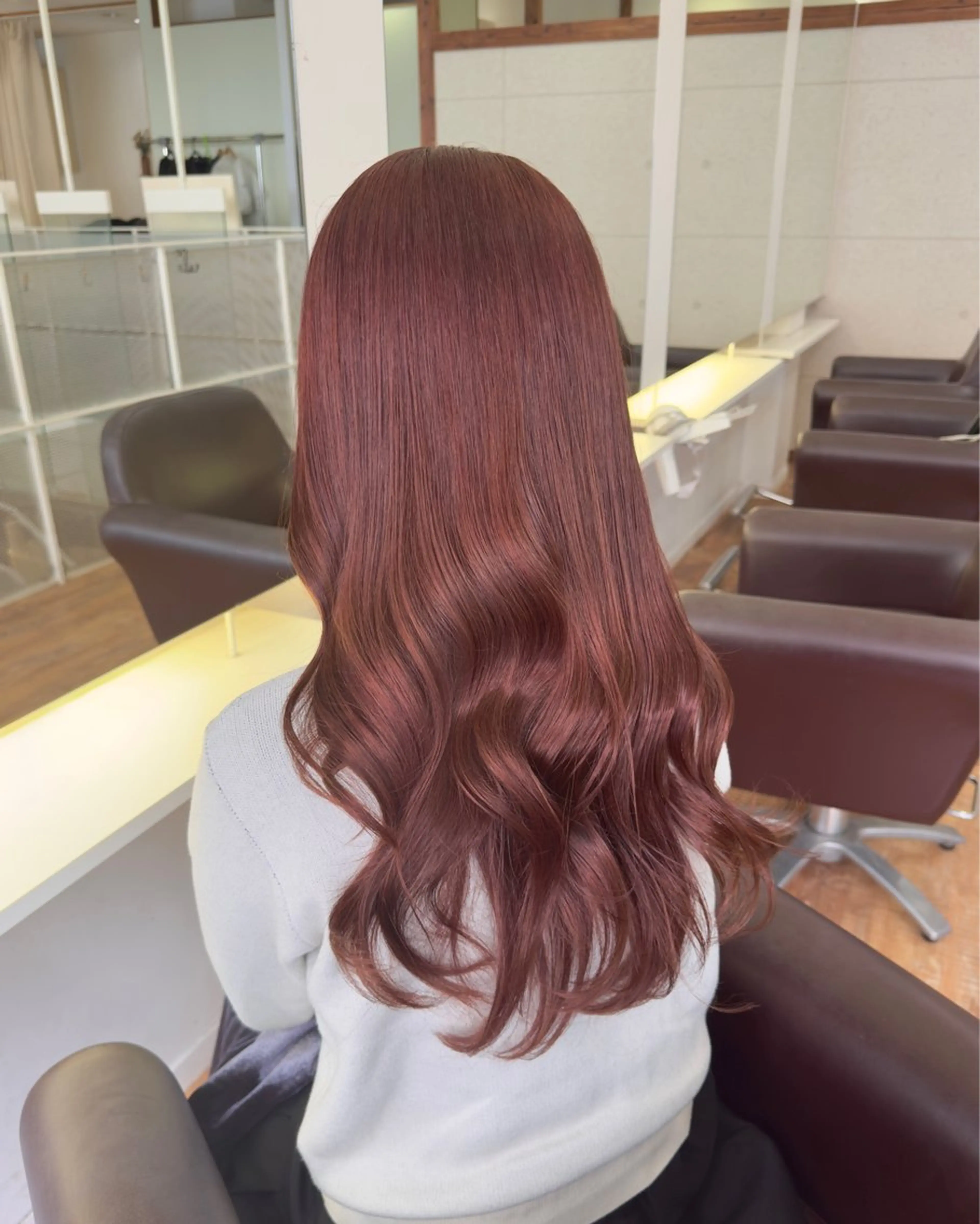 セミロング ヘアカラー トリートメント Hip's eyes 大宮のヘアスタイル