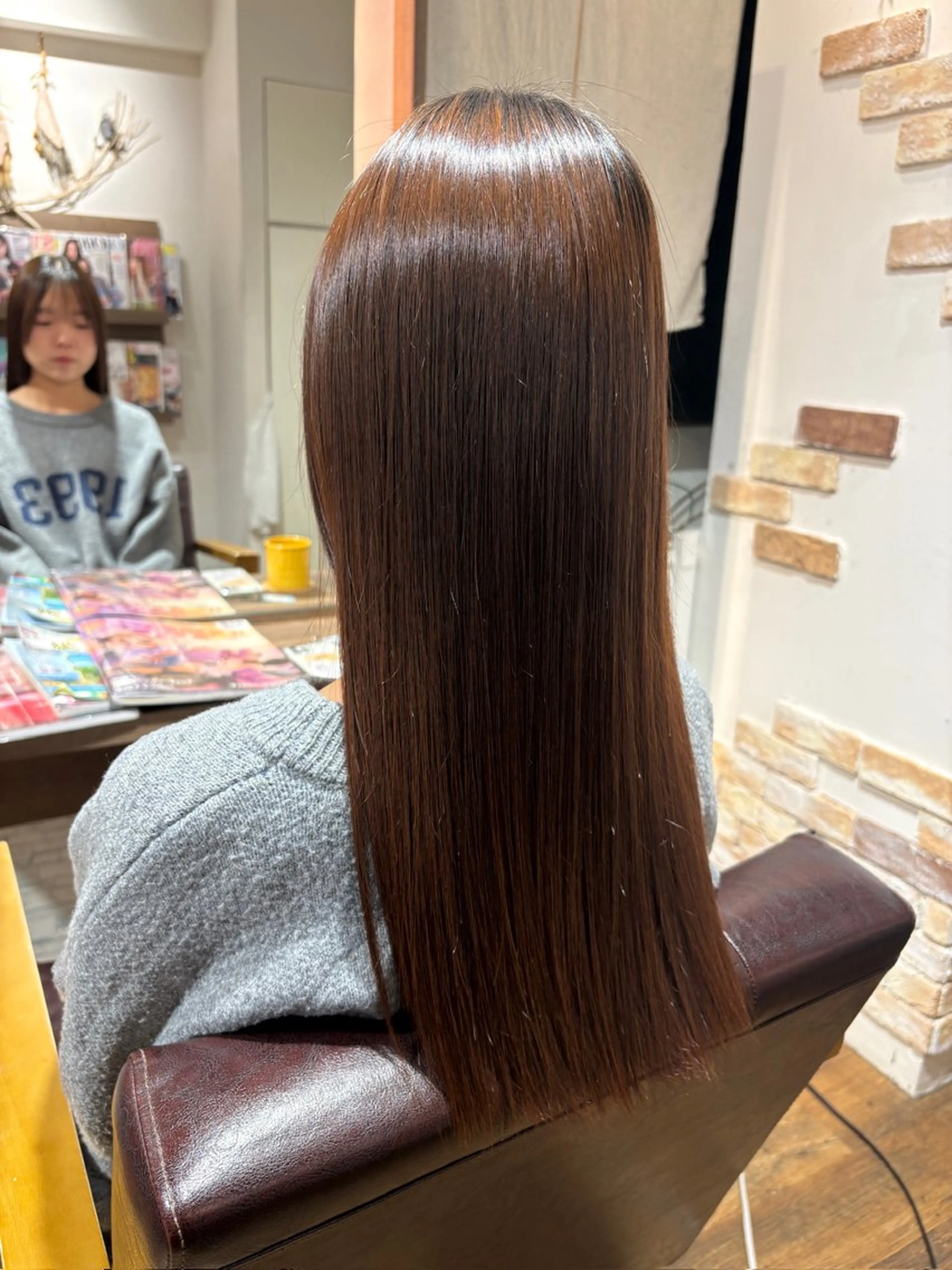 ロング 縮毛矯正 Rito 縮毛矯正のヘアスタイル