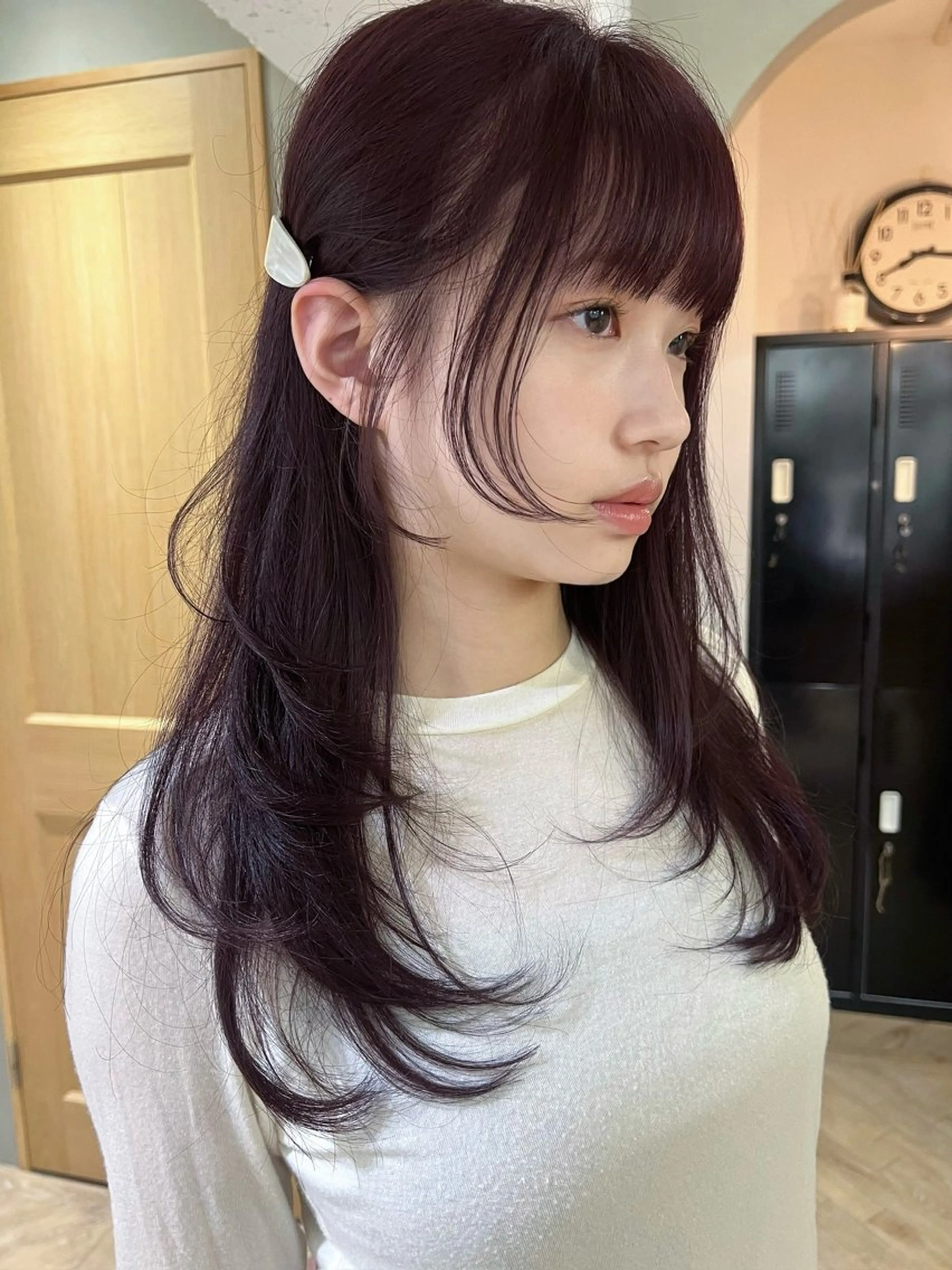 ロング カラー 透明感カラー ヘアカラー トリートメント レイヤーカット/暖色 カラー/mao🎀のヘアスタイル