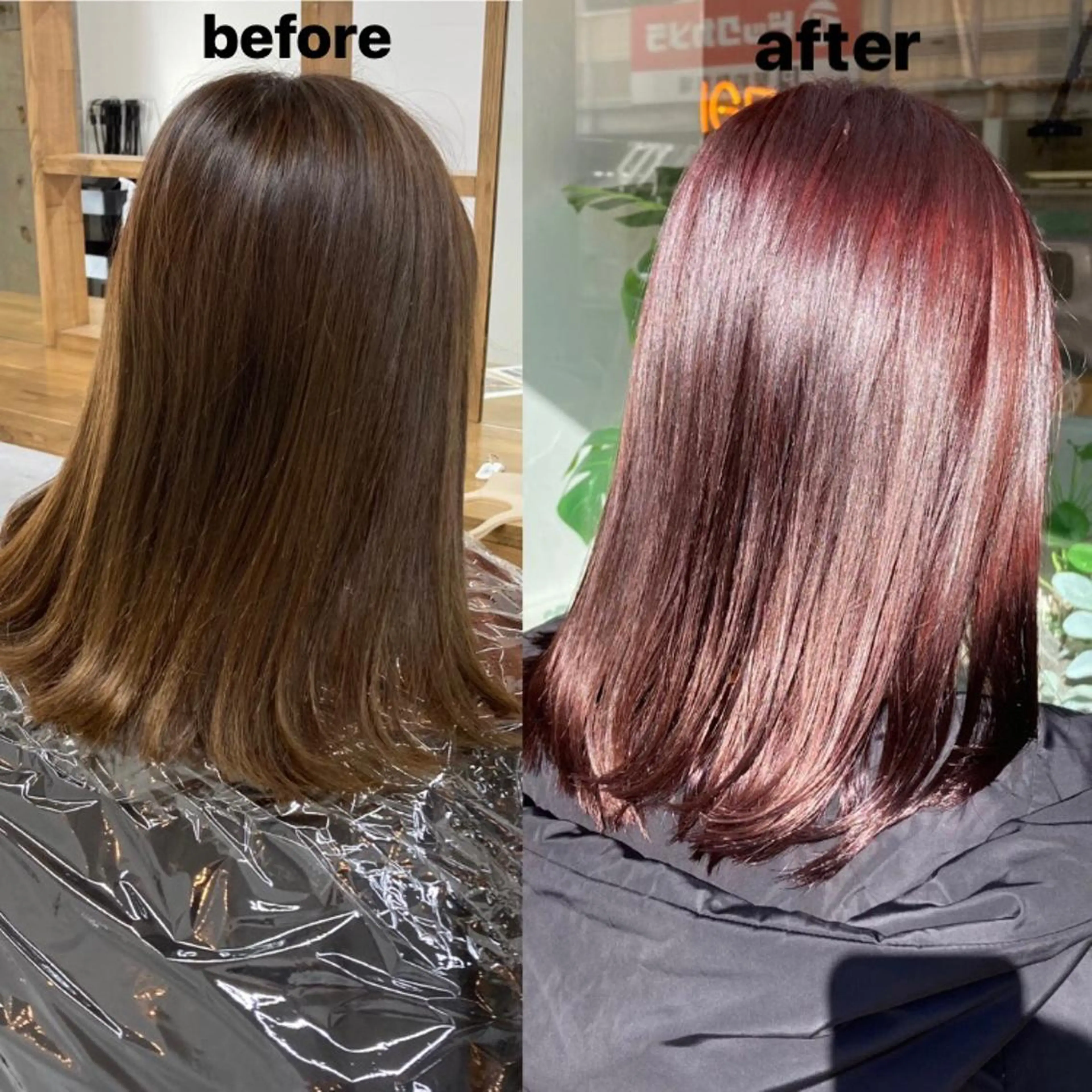 ミディアム カラー カット ヘアカラー 韓国レイヤーカット★ 小林大樹のヘアスタイル