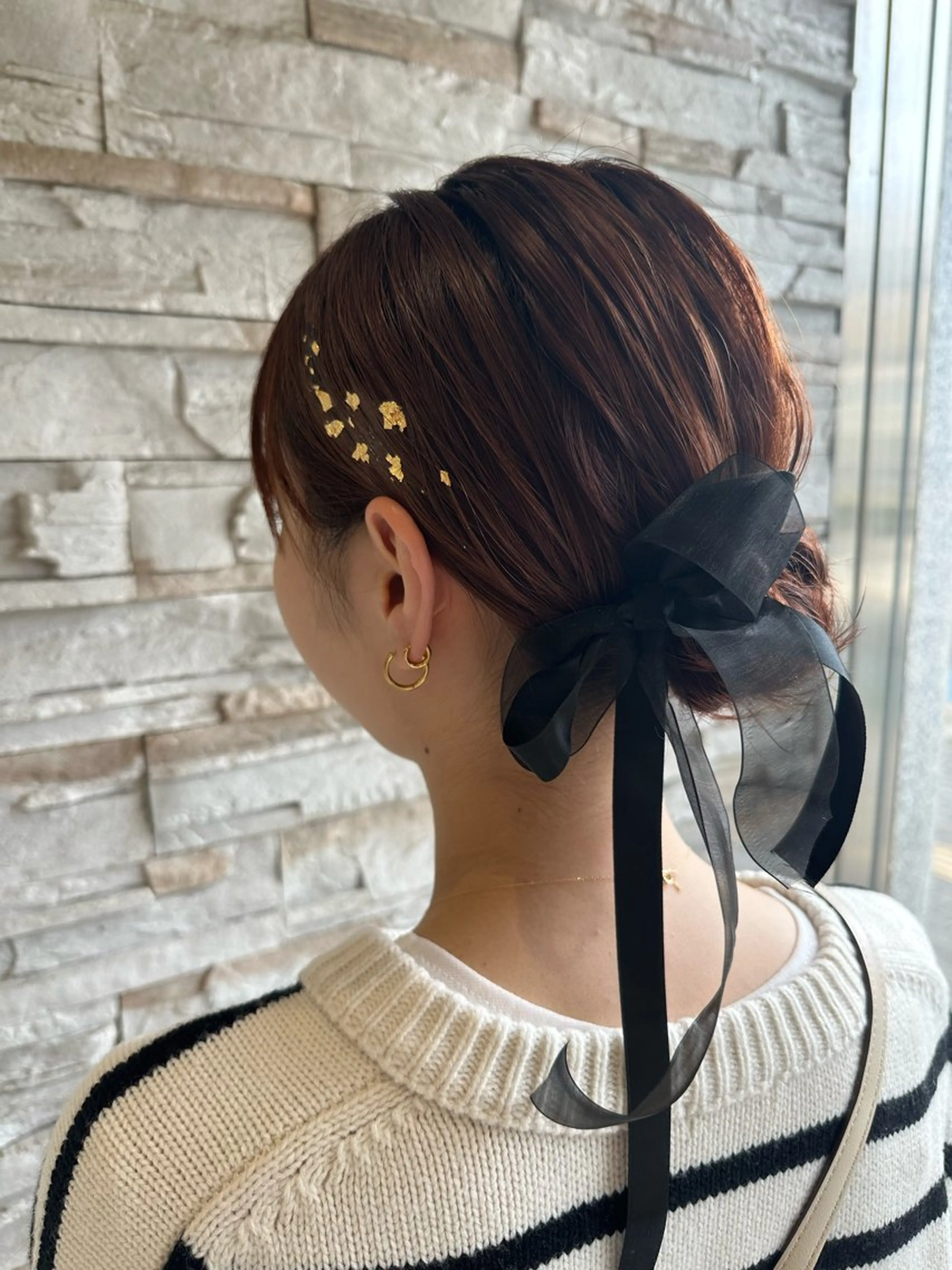 ヘアアレンジ ヘアセット 艶髪/ブリーチなし Wカラー🌺yuiのヘアスタイル