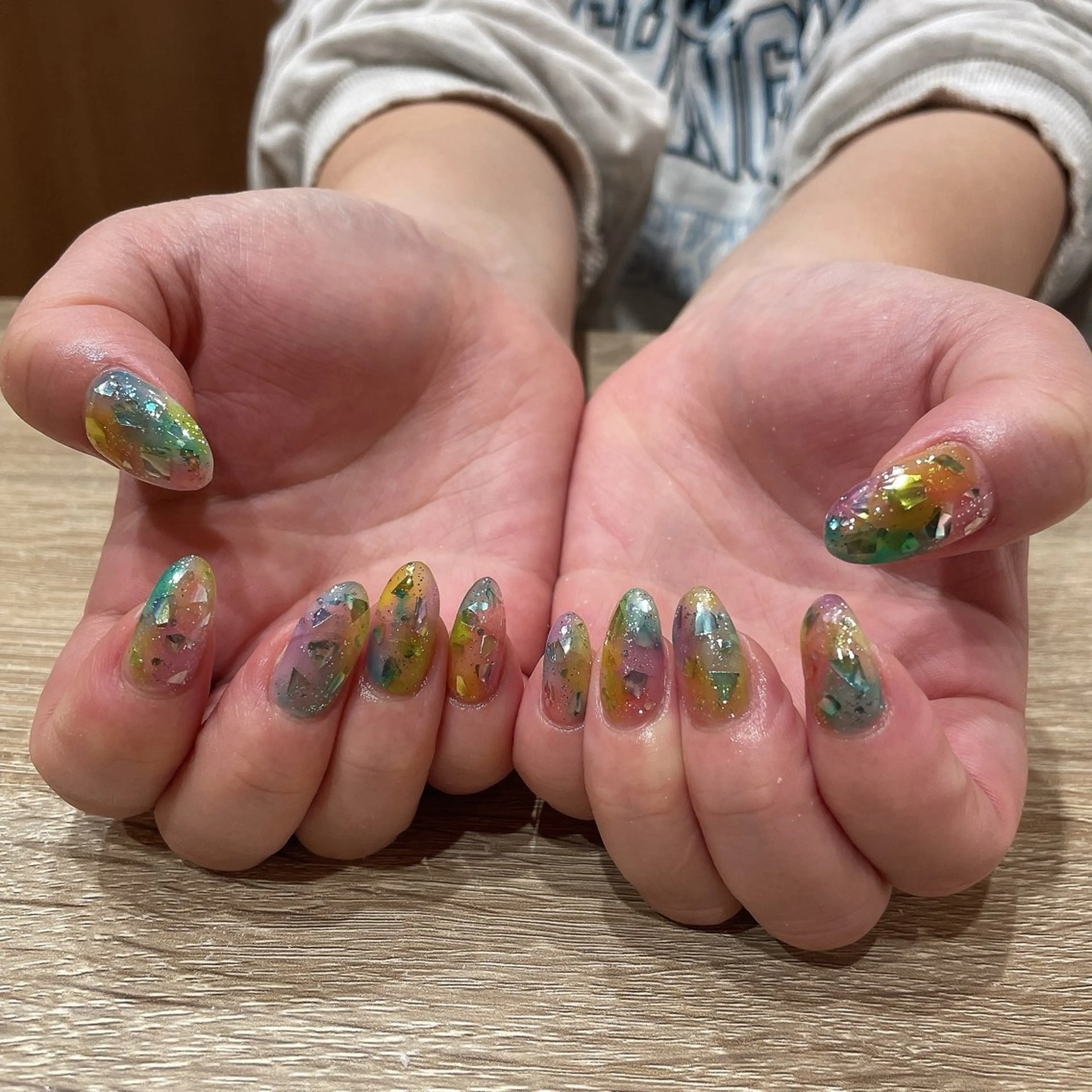 ネイル ロングネイル 持ち込み liberté所属・liberté🫧 新小岩のネイルデザイン