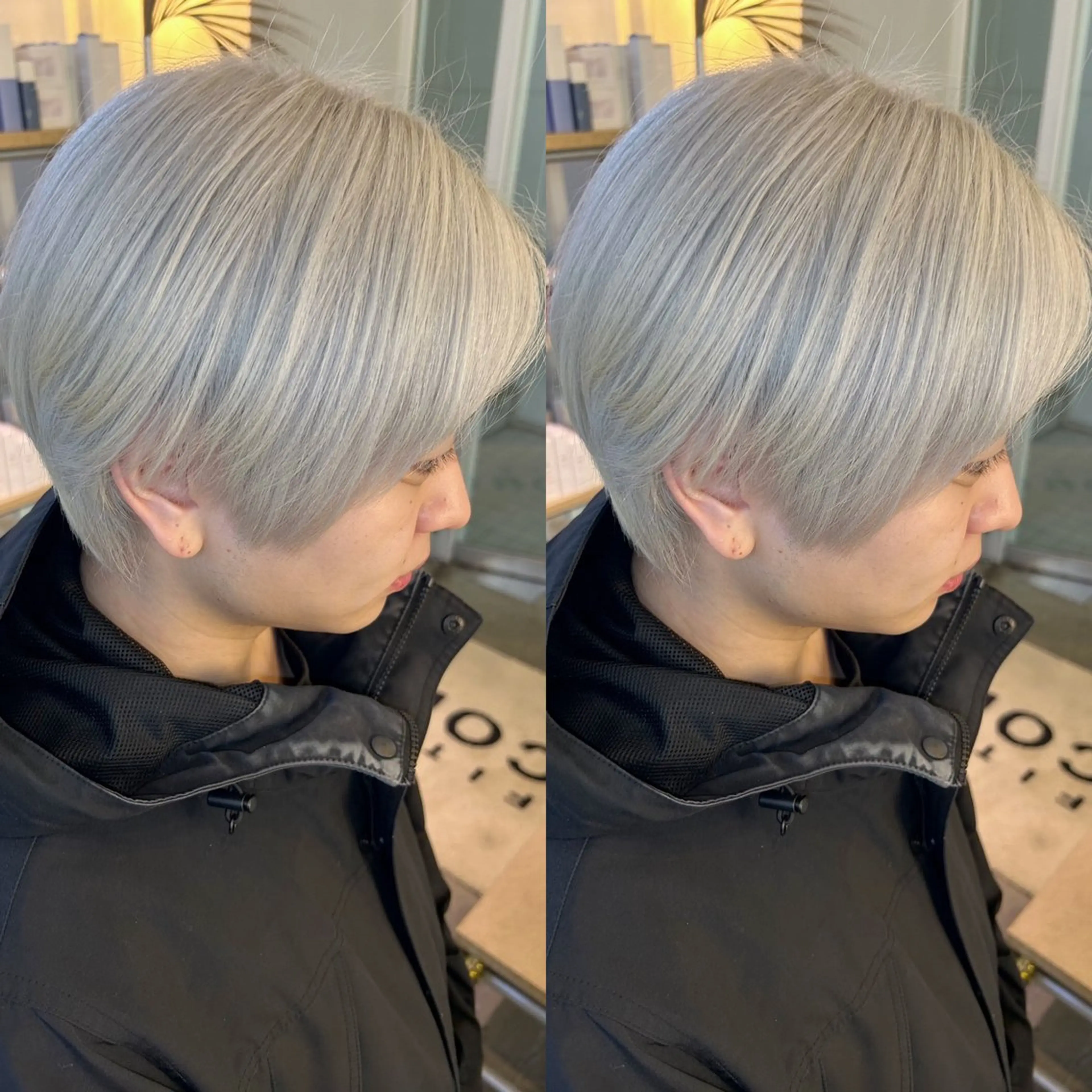 ショート カラー ヘアカラー yoriダブルカラー 代表すがわらのヘアスタイル