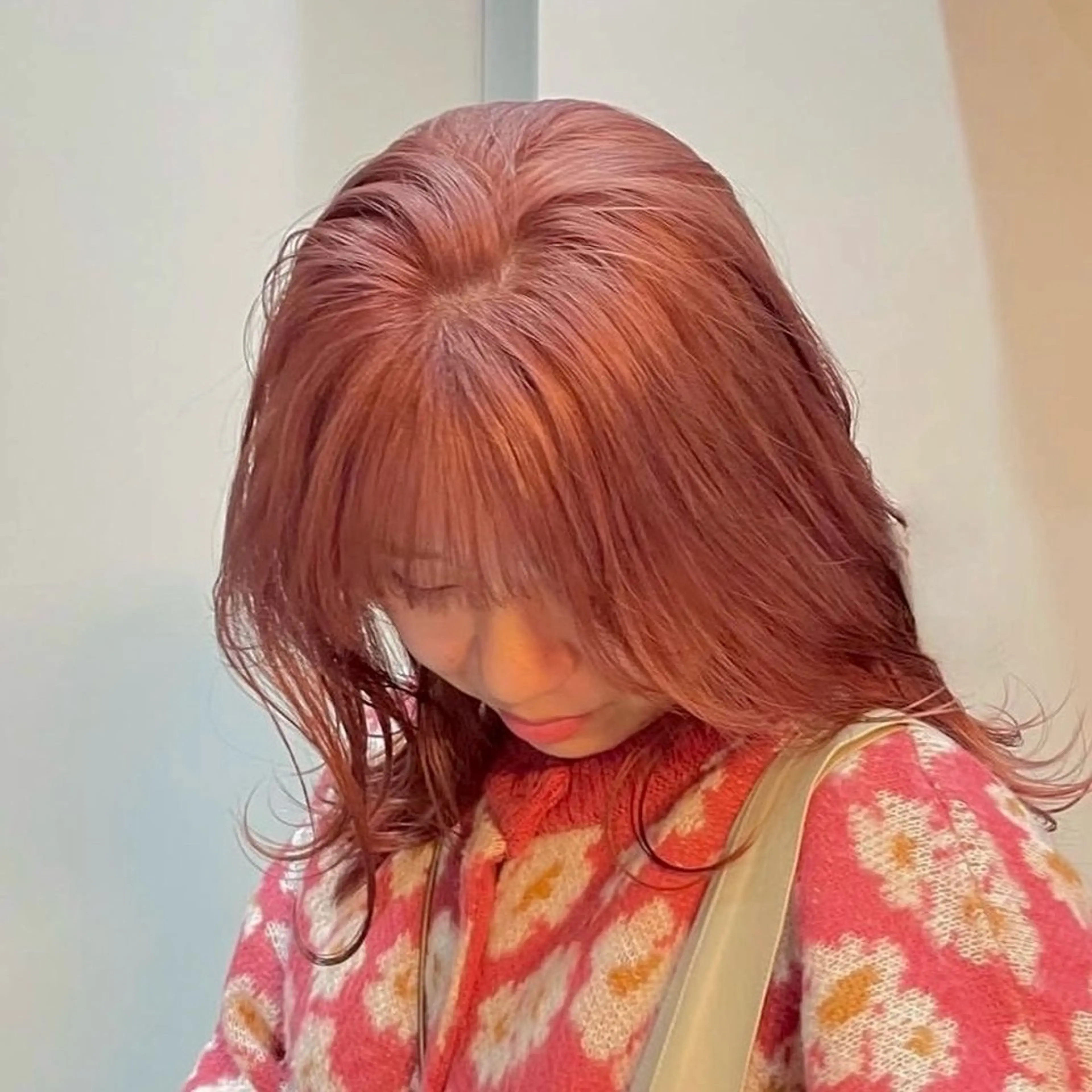 ミディアム カラー カット ヘアカラー トリートメント レイヤー/透明感 カラー✩.*˚チャンのヘアスタイル