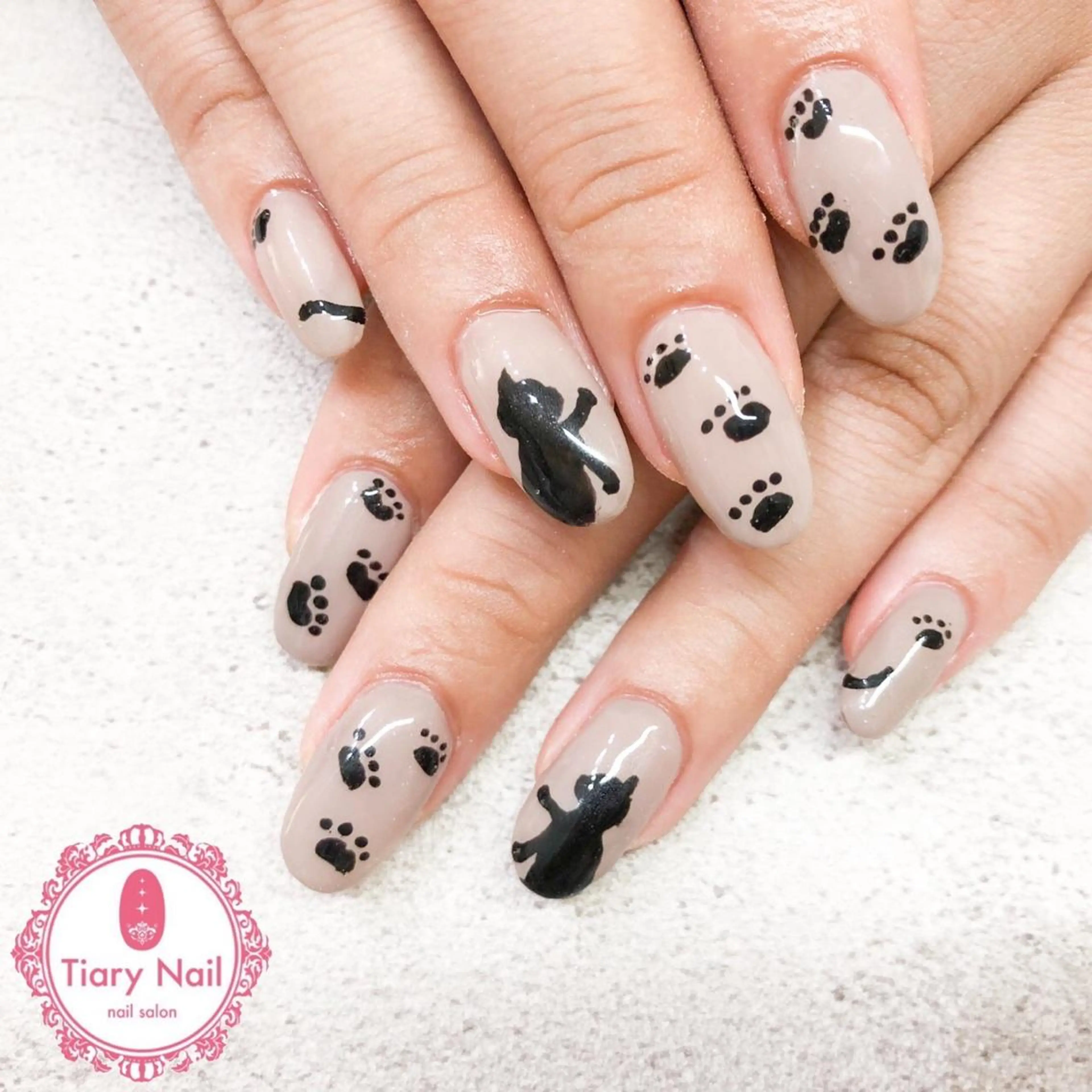 ネイル tiarynail K K🐼のネイルデザイン