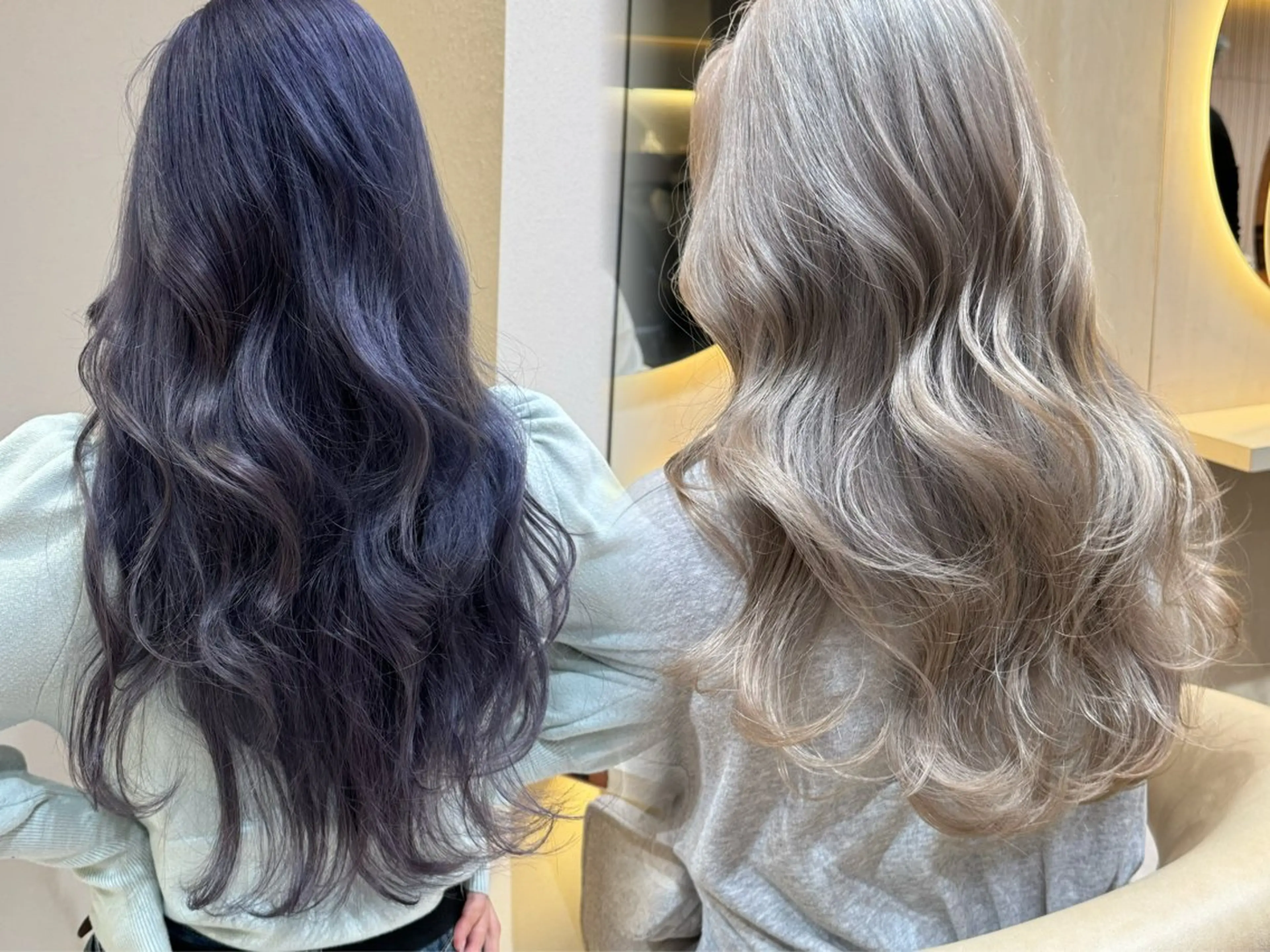 セミロング ヘアカラー 🩵縮毛矯正・ボブ 岩原朋也🩵のヘアスタイル