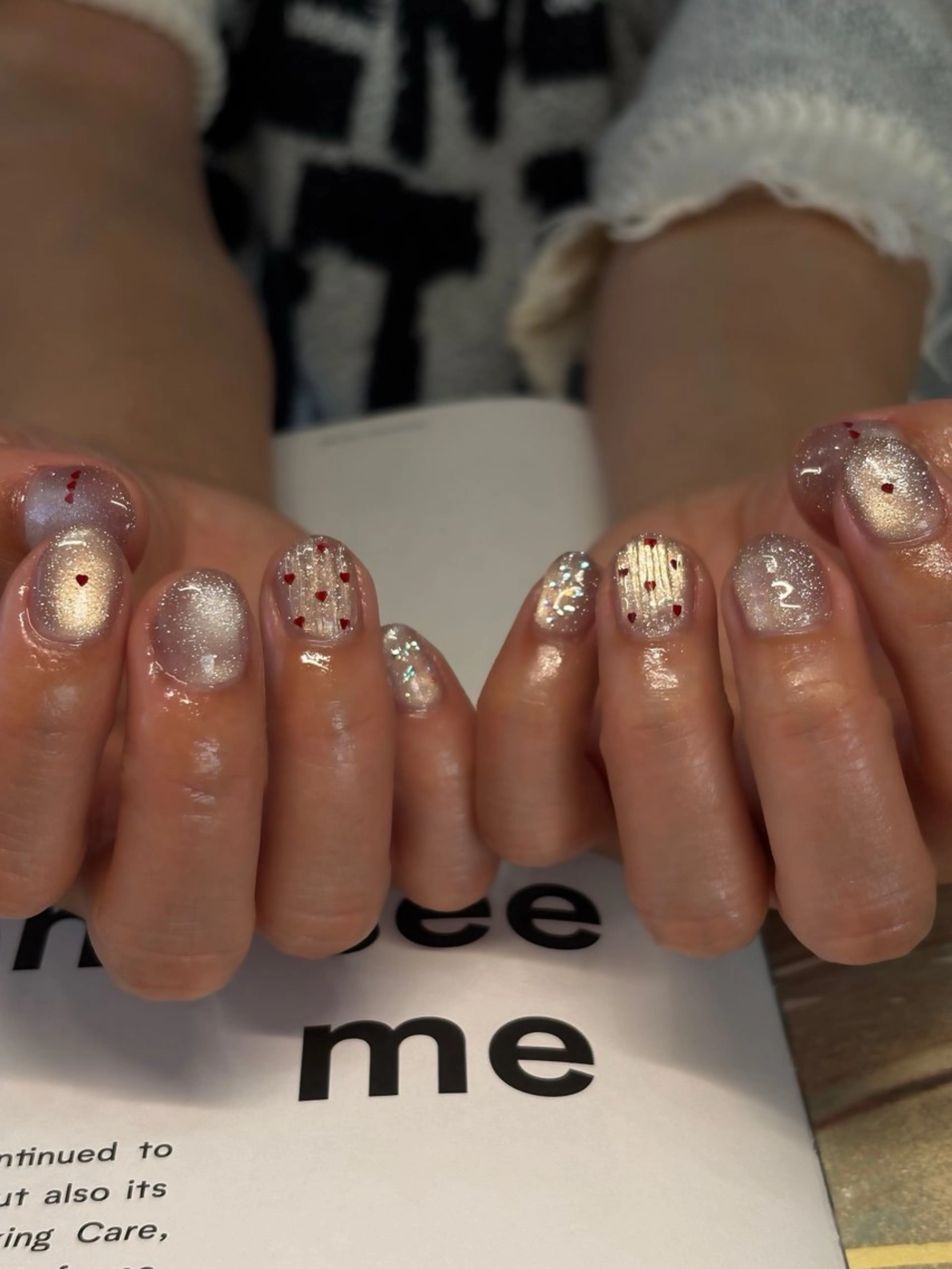 ネイル ニュアンスネイル シンプルネイル Atelier Latteのネイルデザイン