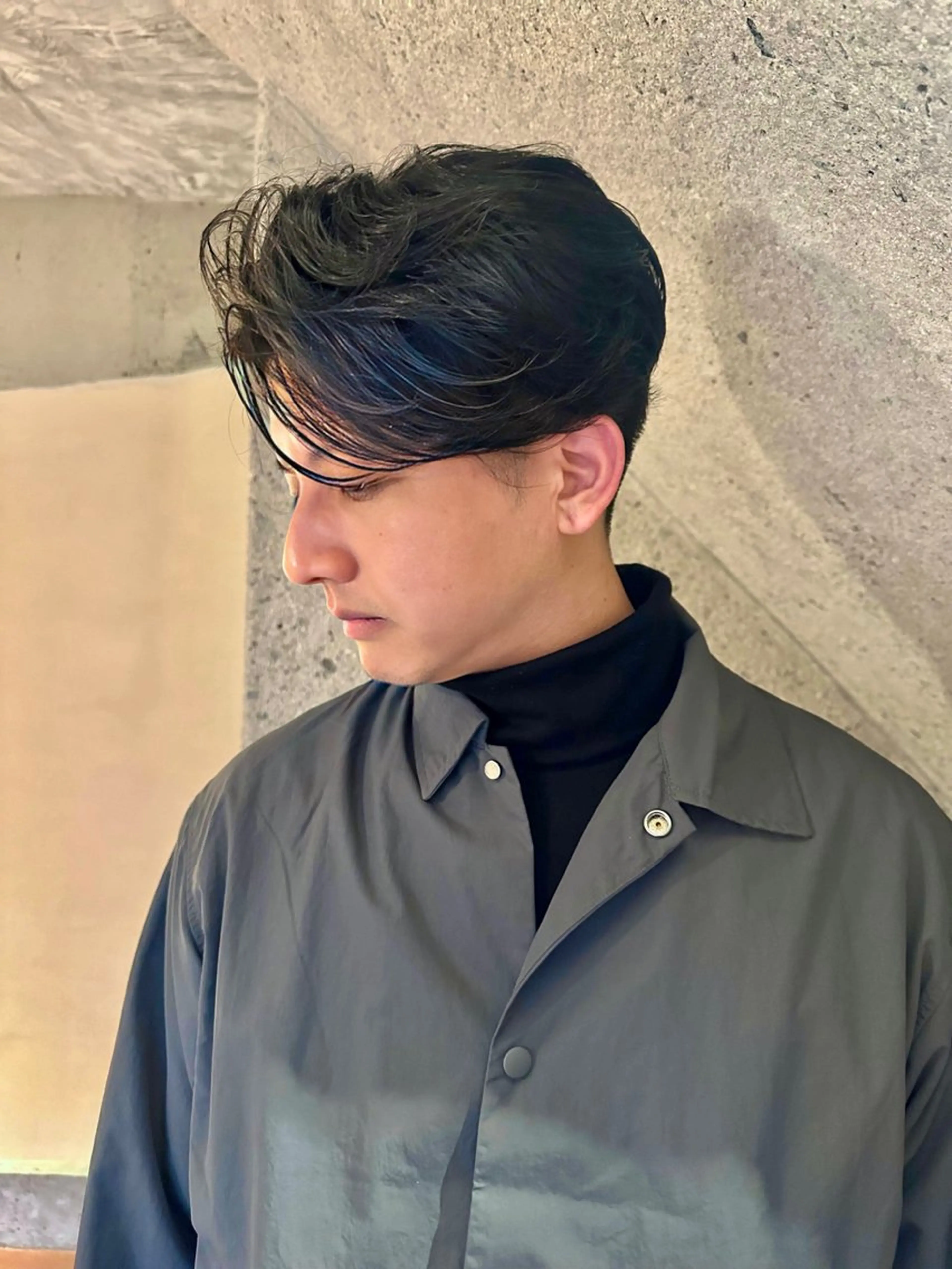 ショート パーマ メンズ カット パーマ トリートメント メンズサロン FLICK所属・平尾薬院メンズカット FLICK/パーマのヘアスタイル