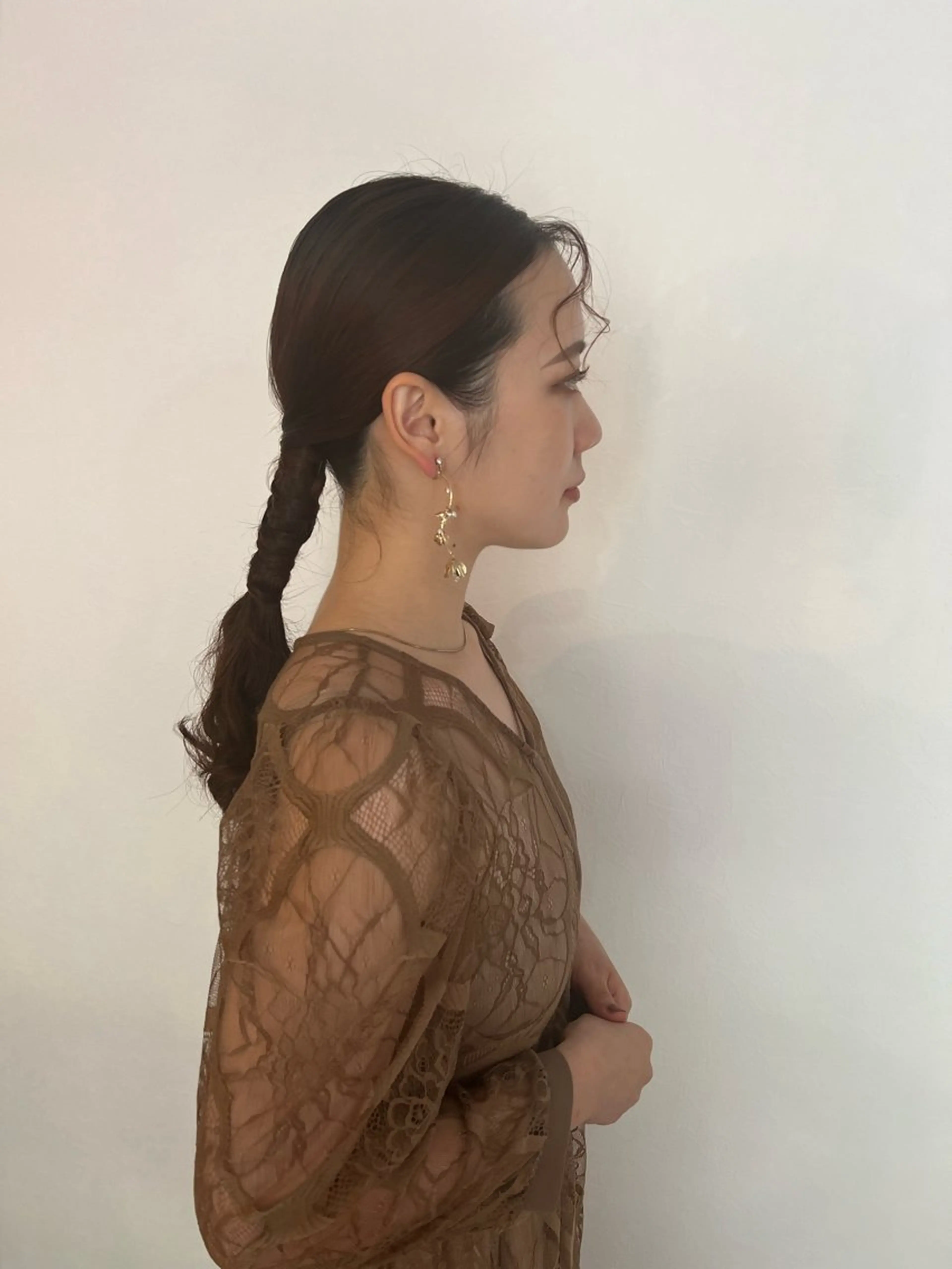 セミロング カラー ヘアアレンジ 「sumi」 AMIのヘアスタイル