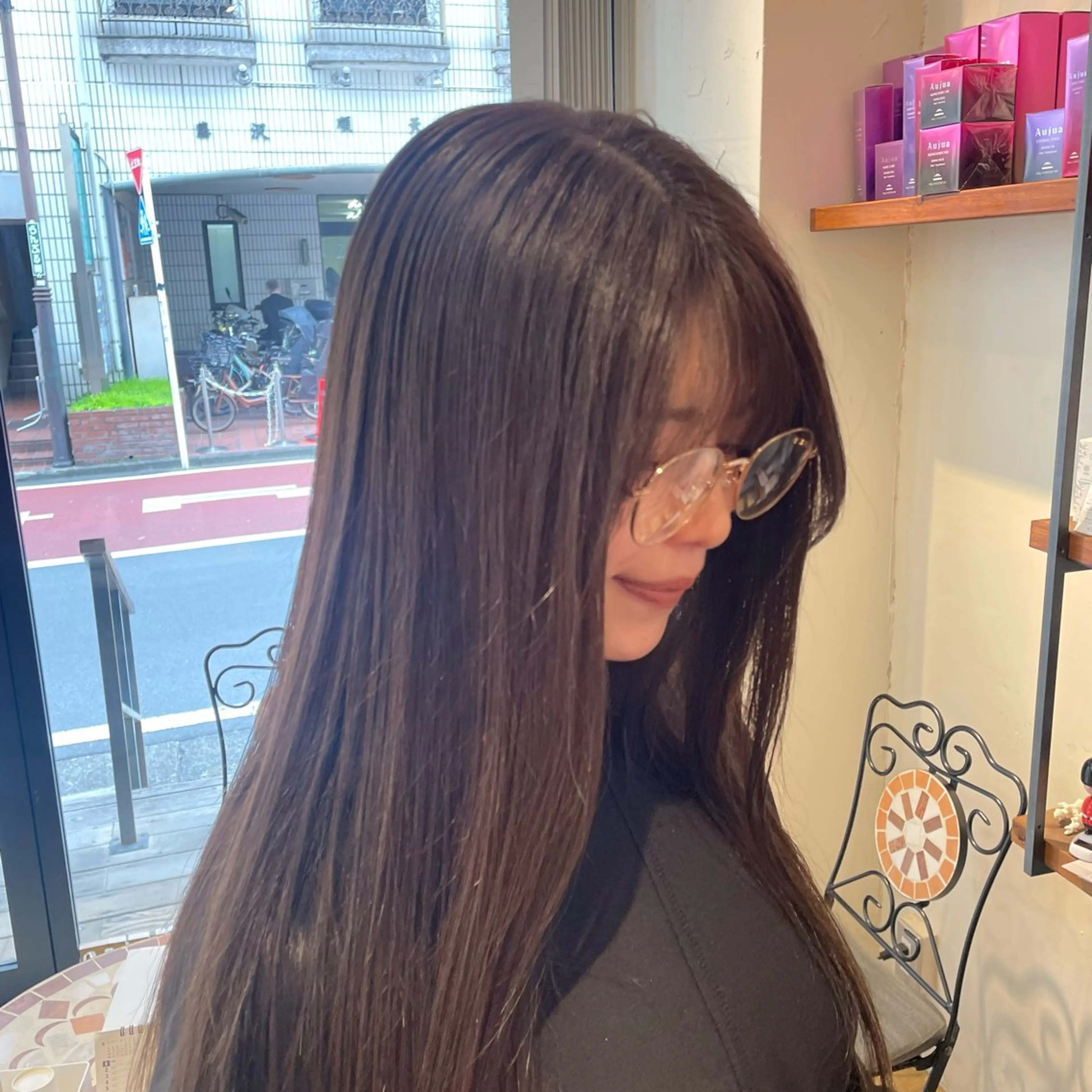 ロング カラー カット ヘアカラー トリートメント このみ/髪質改善 /ヘアアレンジ🫧のヘアスタイル