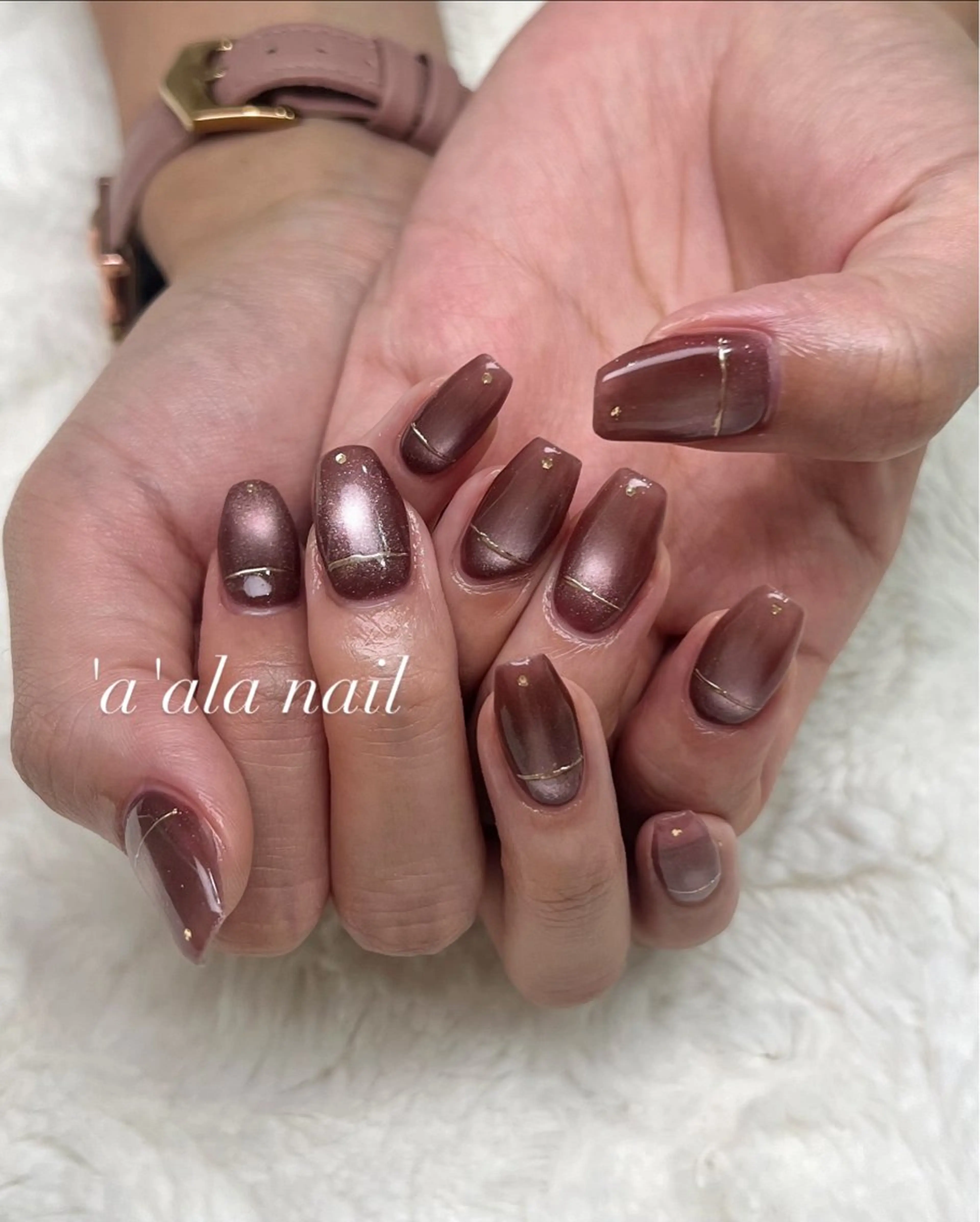 ネイル マグネットネイル 'a'ala nailのネイルデザイン