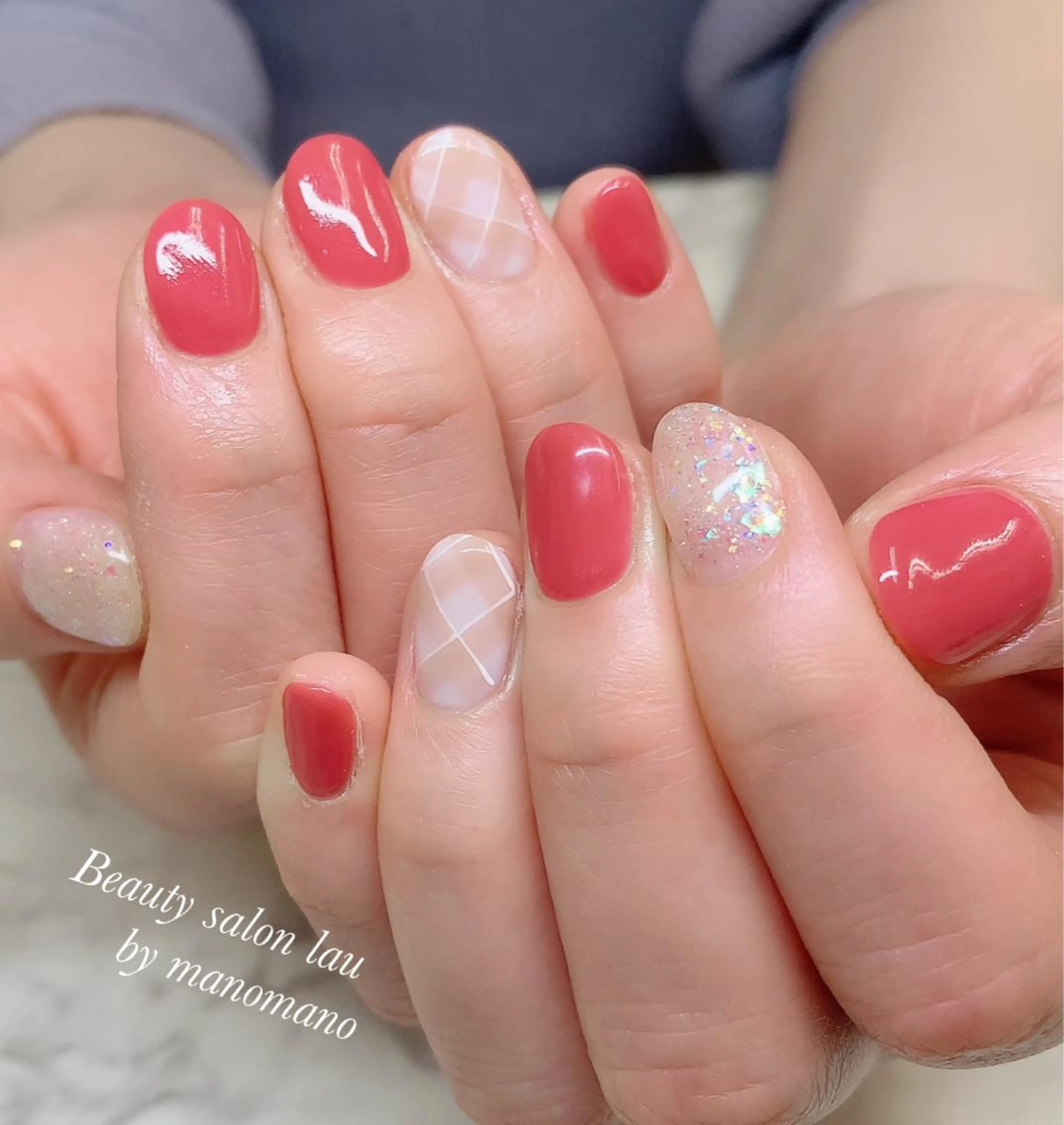 ネイル ラウバイマノマノ なかざとのネイルデザイン
