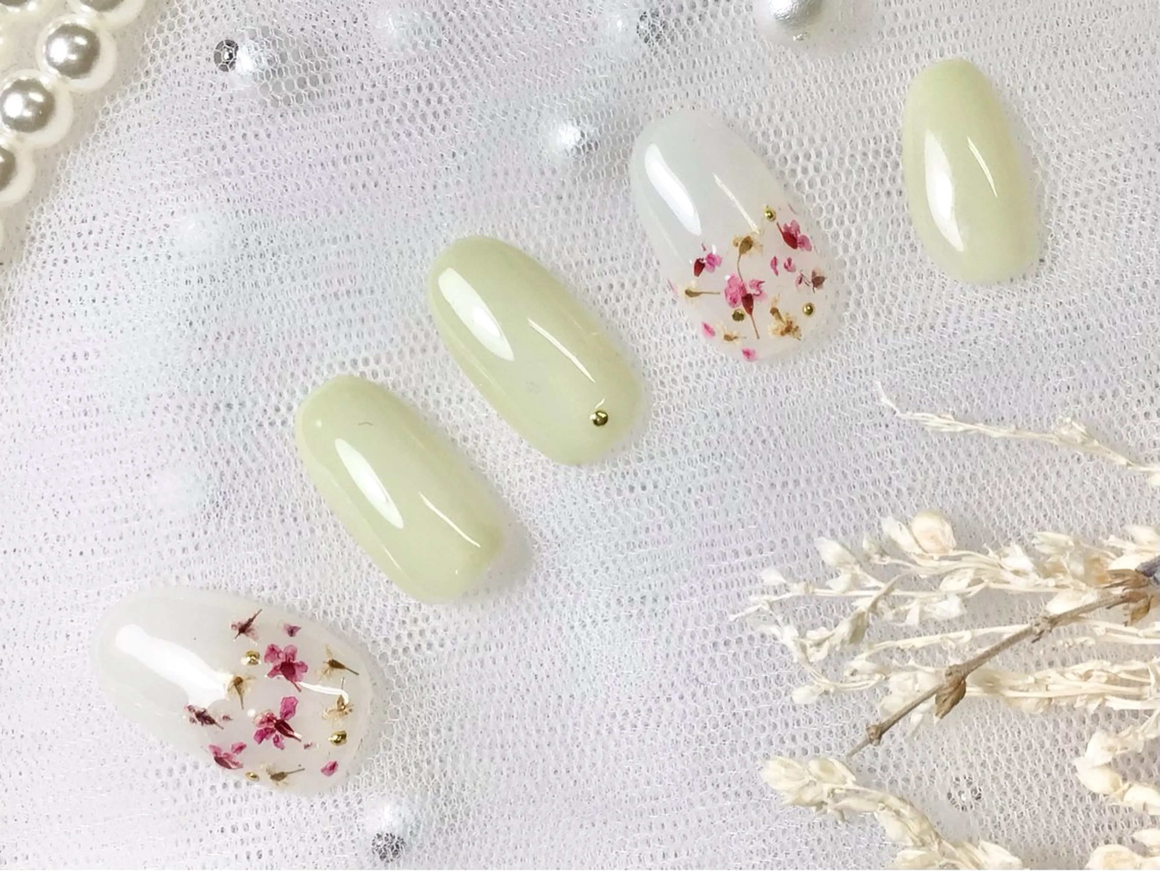 ネイル ハンドネイル プティリボン 武蔵小金井店のネイルデザイン