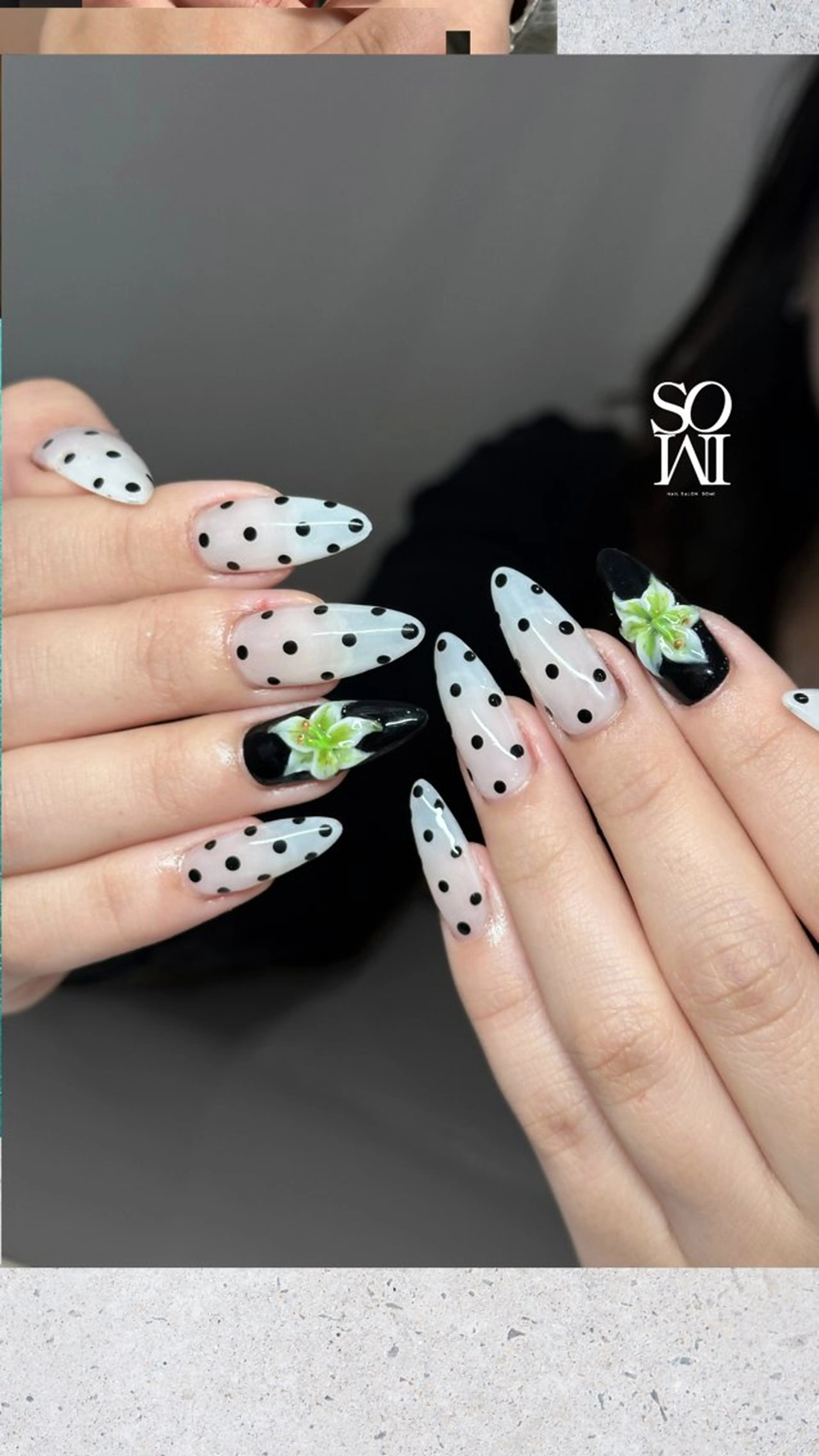 ネイル フラワーネイル ハンドネイル NAILSALON SOMI所属・町田 NAIL SALON SOMIのネイルデザイン