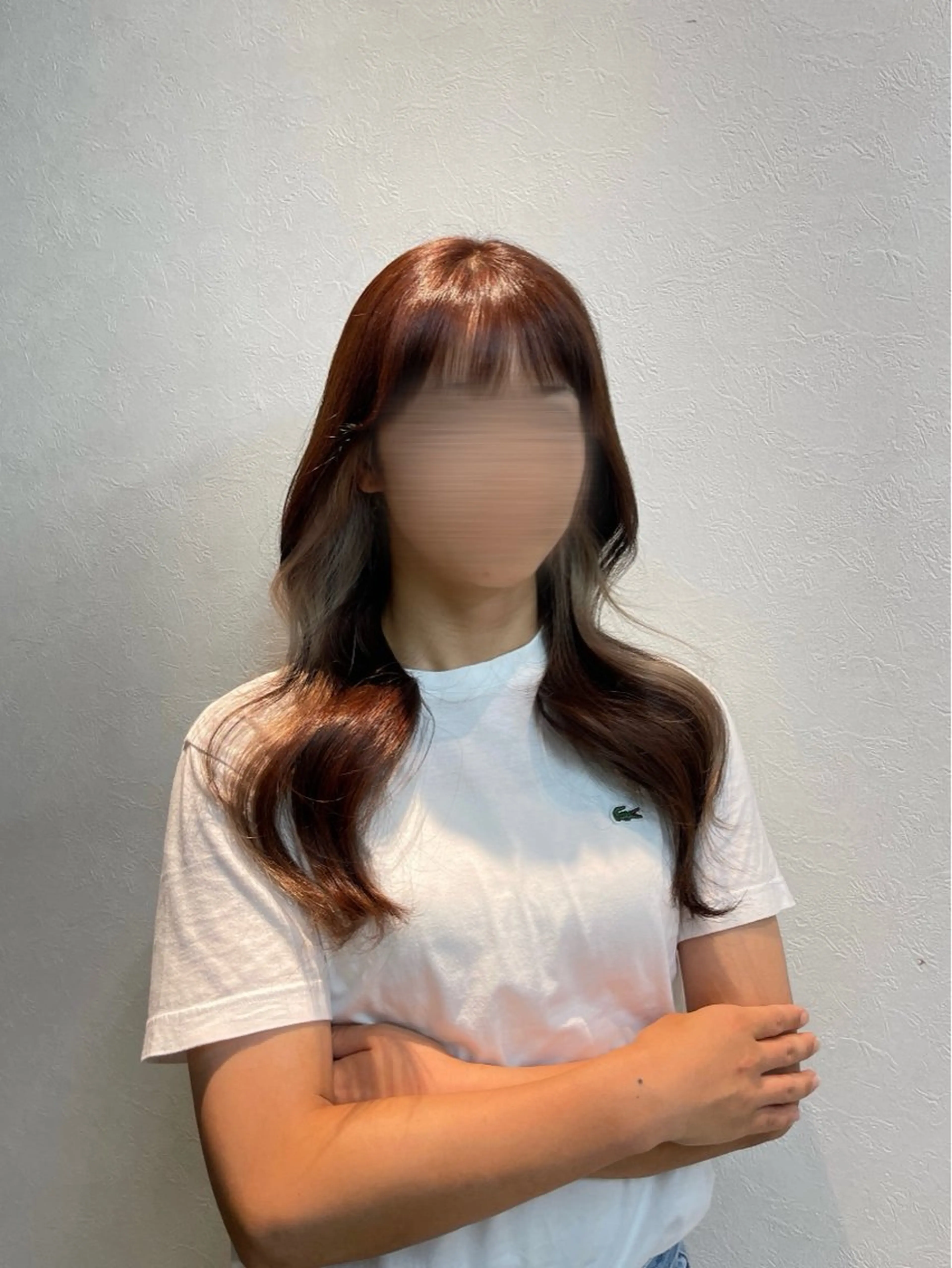 ロング カラー メンズ イヤリングカラー 【韓国ヘア🇰🇷】 마미(MAMI)♀️のヘアスタイル