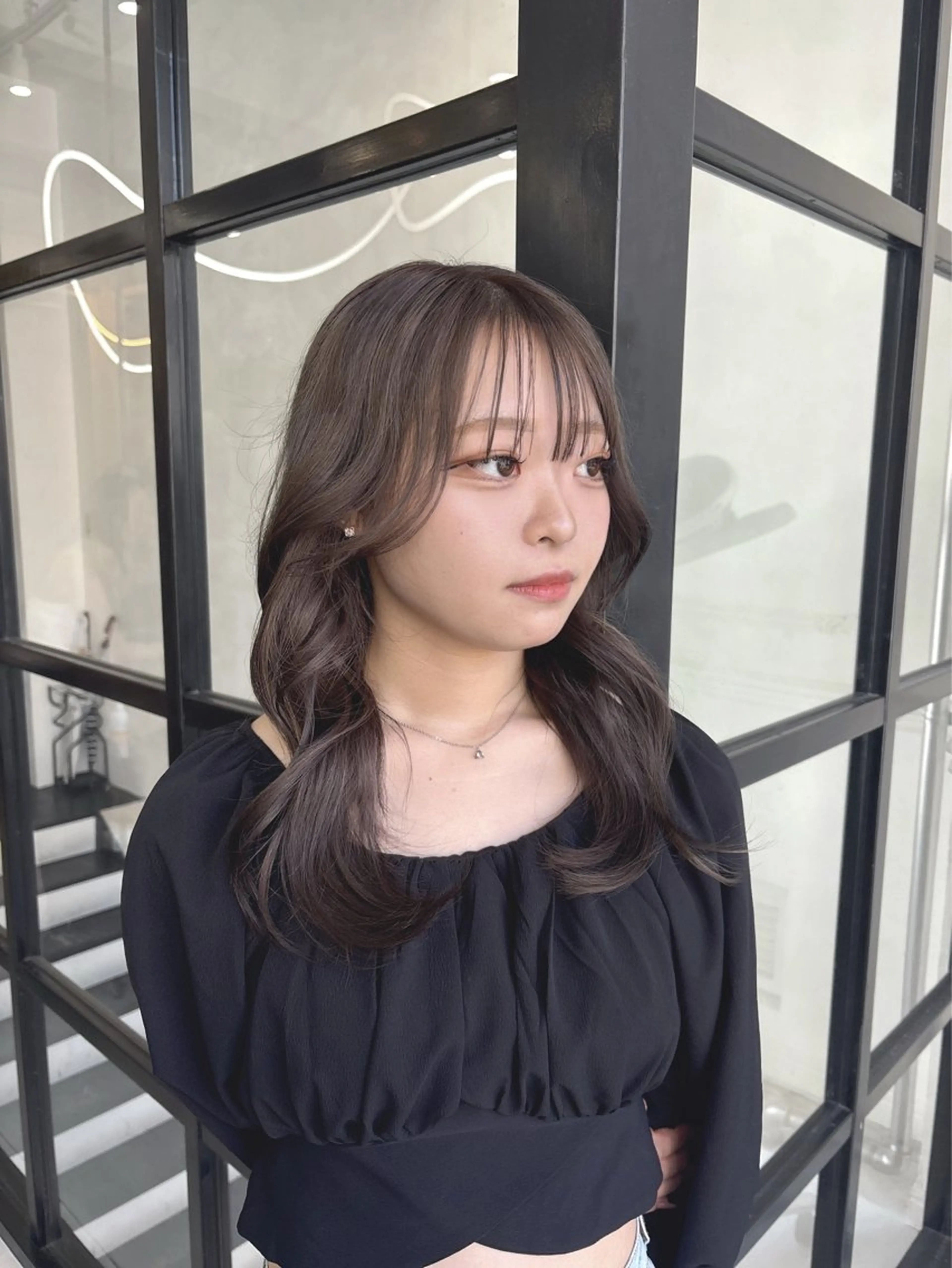 ロング ヘアカラー MaisonHALU さくらのヘアスタイル