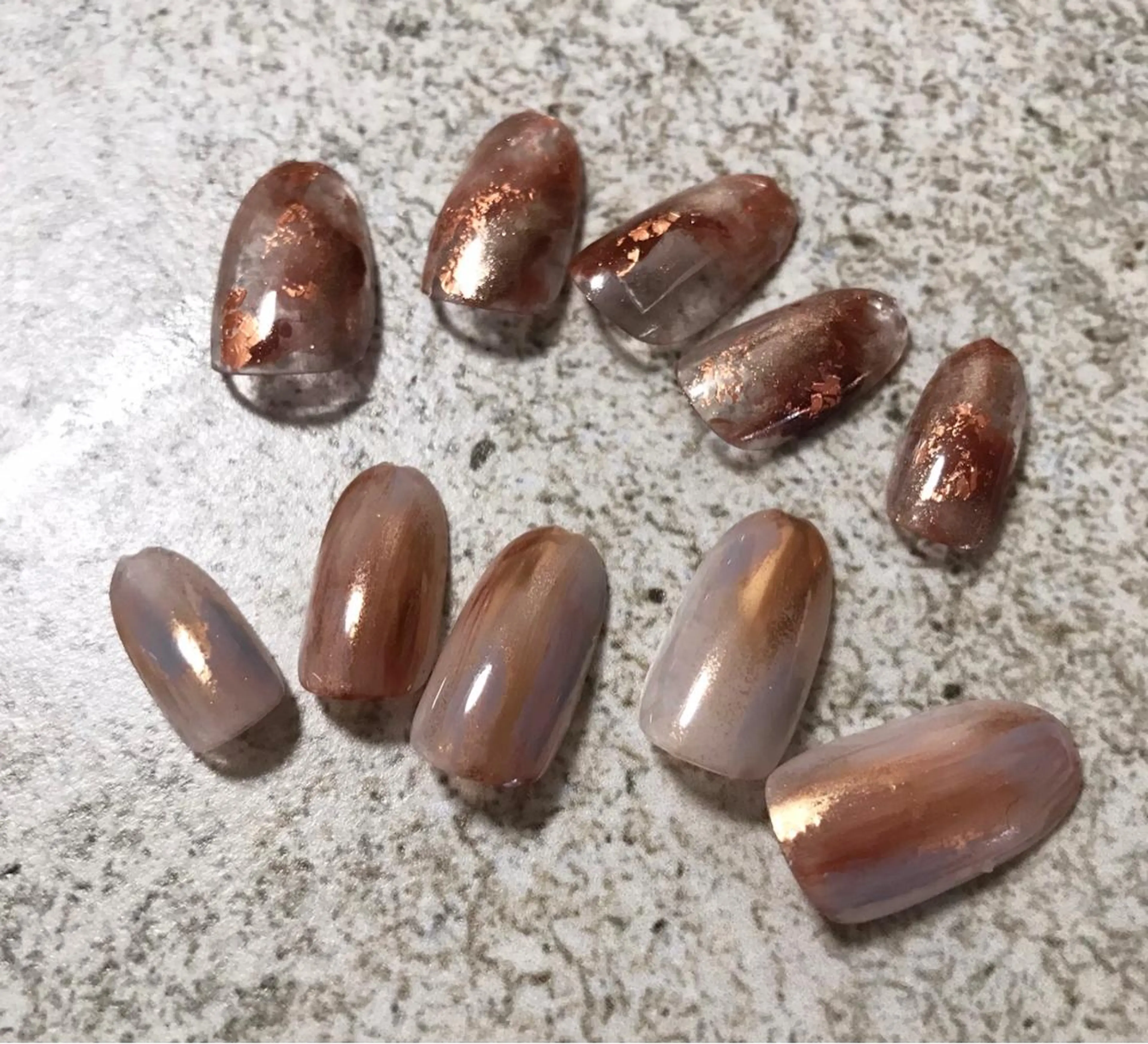 ニュアンスアートコース　オフ•ケア込み　　16種類のサンプルデザインの中からお選びいただけます。の写真