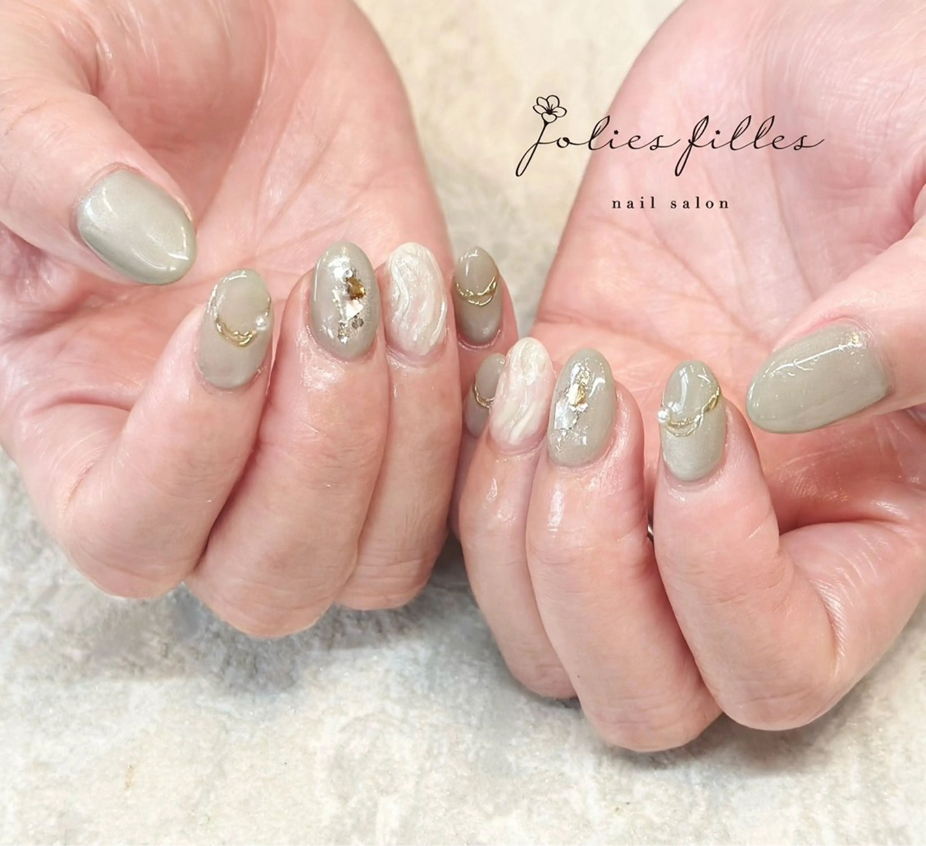 ネイル ジョリフィーユ 中出のネイルデザイン