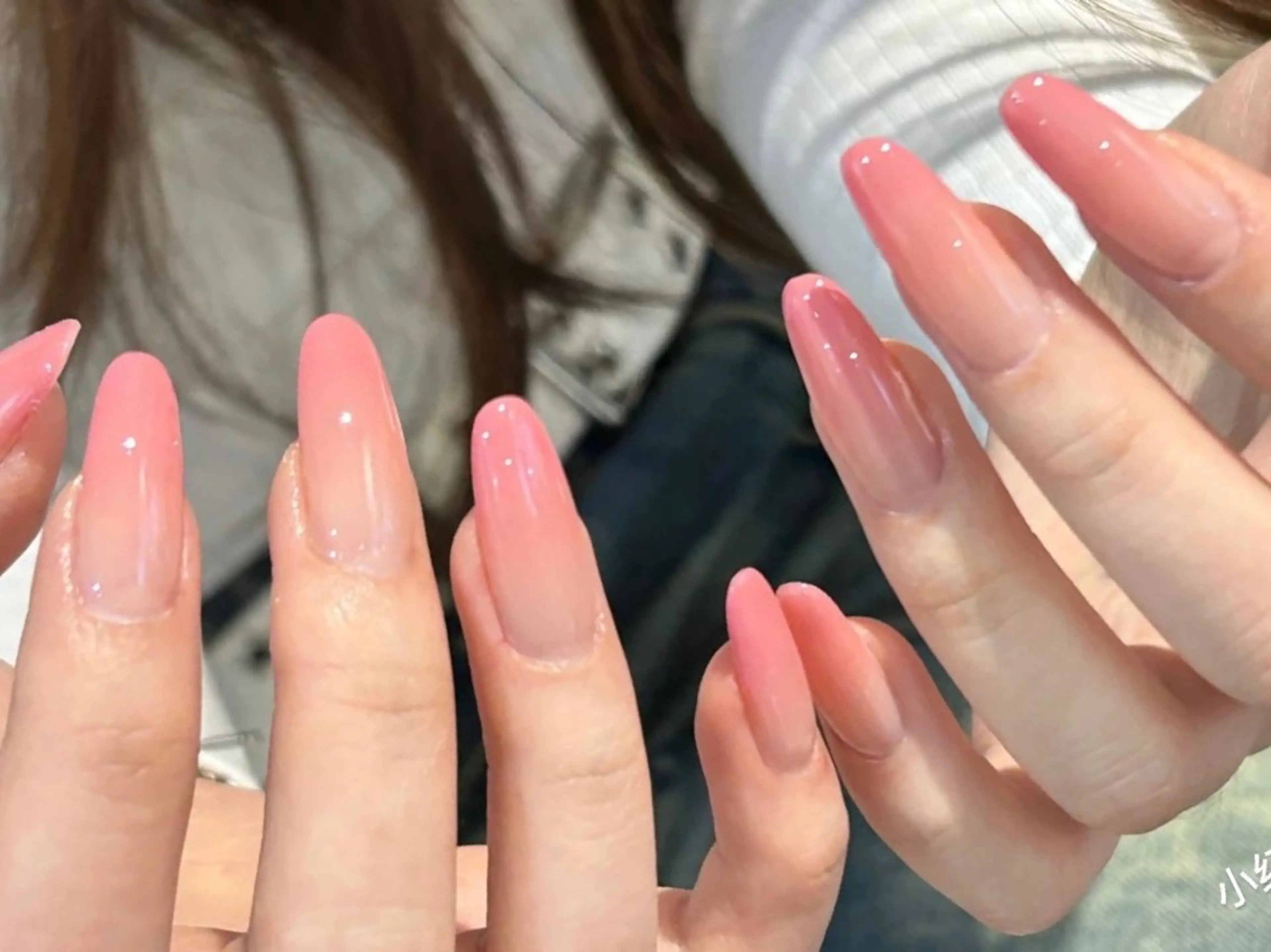 ✨チップ長さ出し➕ワンカラーORグラデーション(パーツ1個無料)の写真