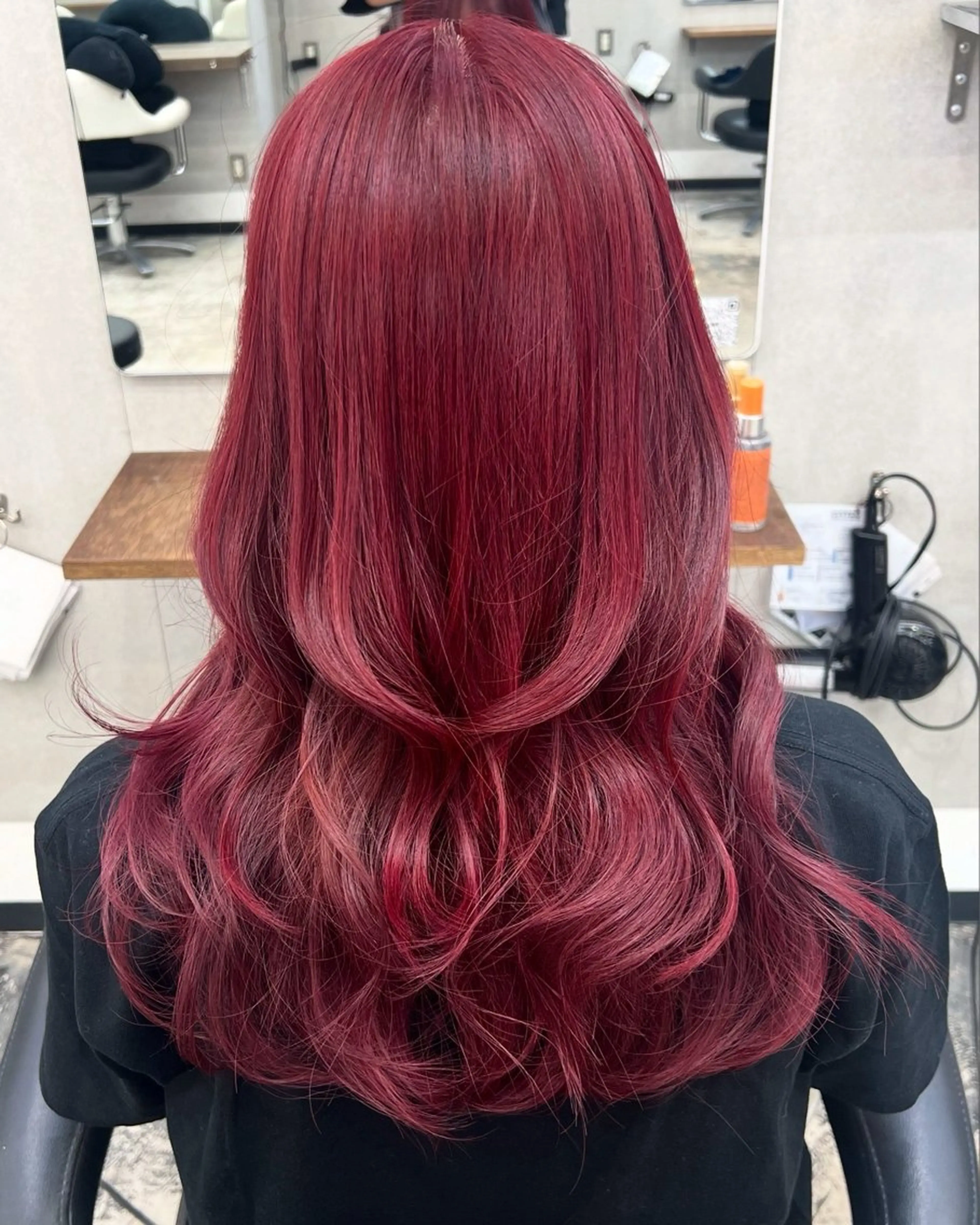 ロング カラー カット ヘアカラー ハイトーン/ウルフ/ ボブ/増田のヘアスタイル