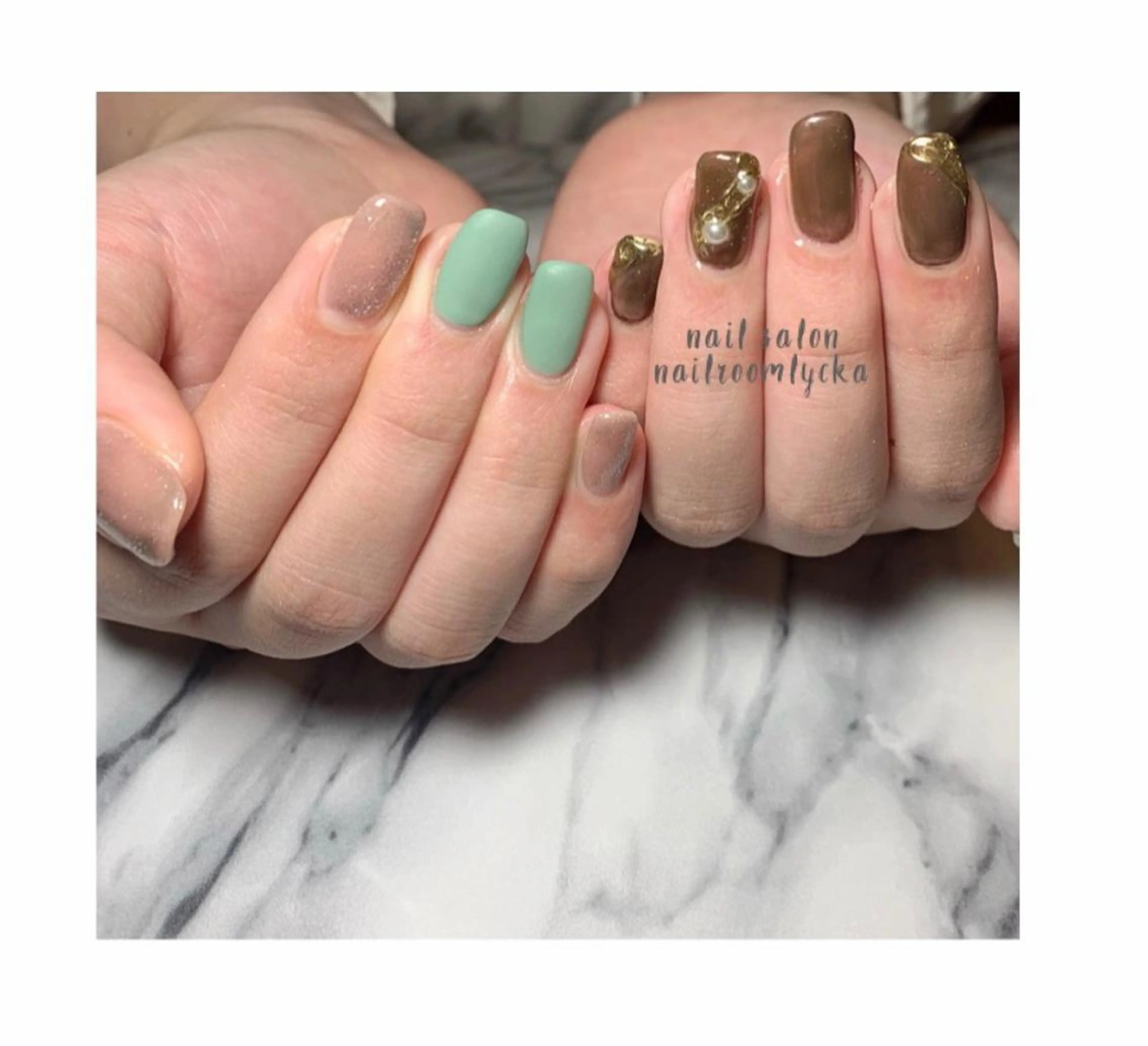 ネイル ﾈｲﾙﾙｰﾑﾘｯｶ 𝐦𝐚𝐲𝐮のネイルデザイン