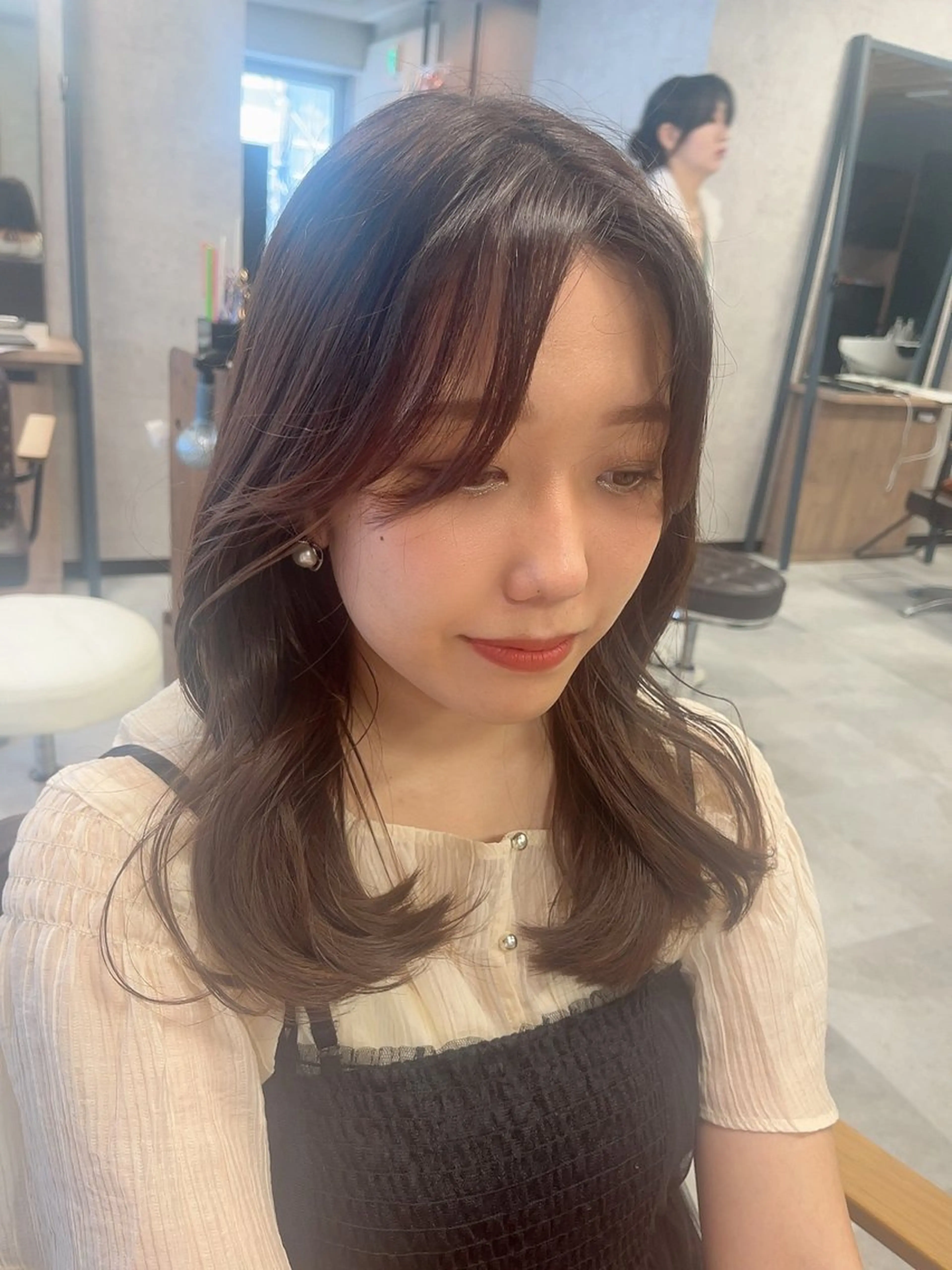 ミディアム KAEDE🎀 縮毛矯正＆パーマ特化のヘアスタイル