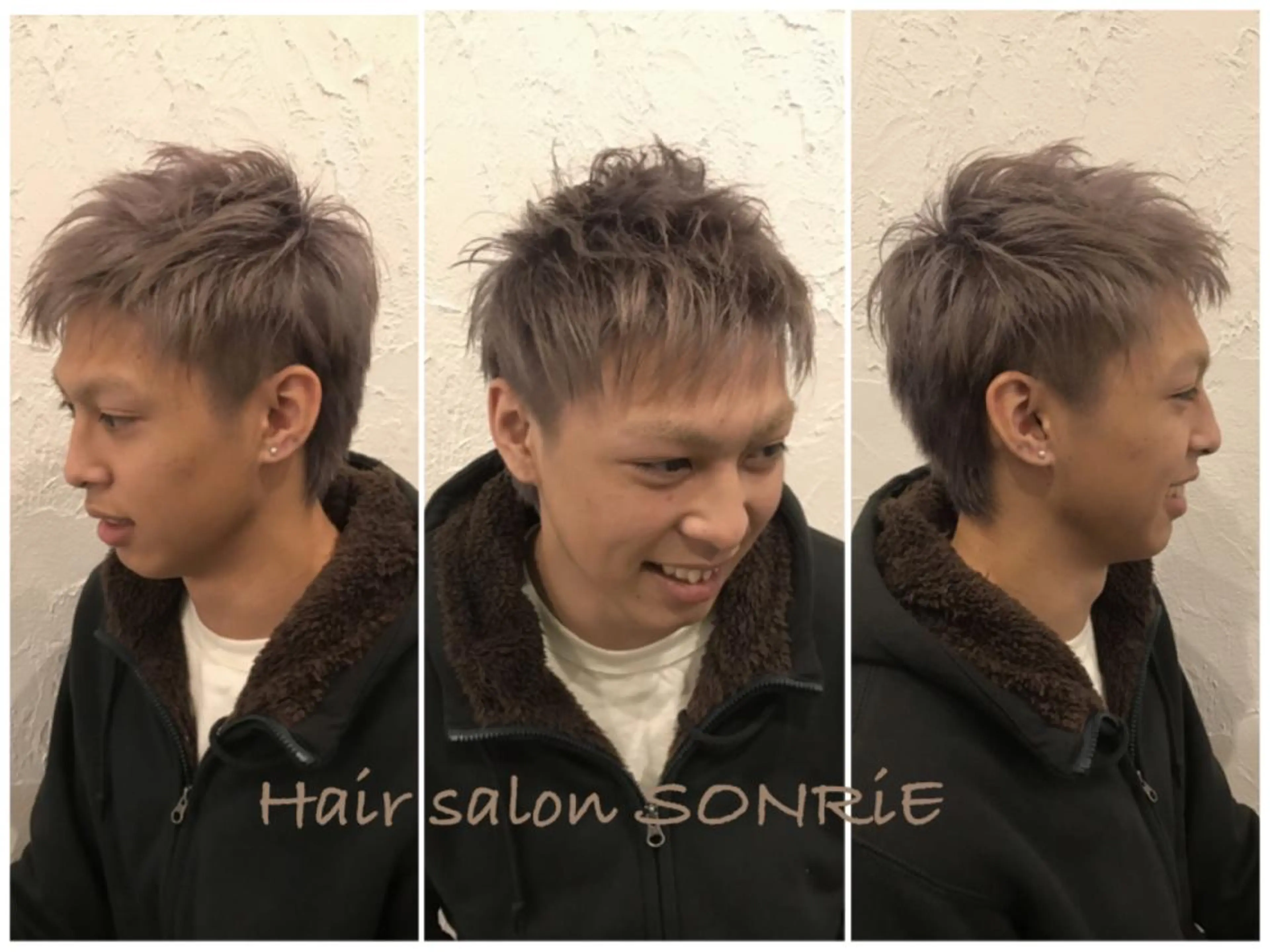 ショート カラー パーマ ヘアアレンジ メンズ 豊橋美容院 ソンリエのヘアスタイル