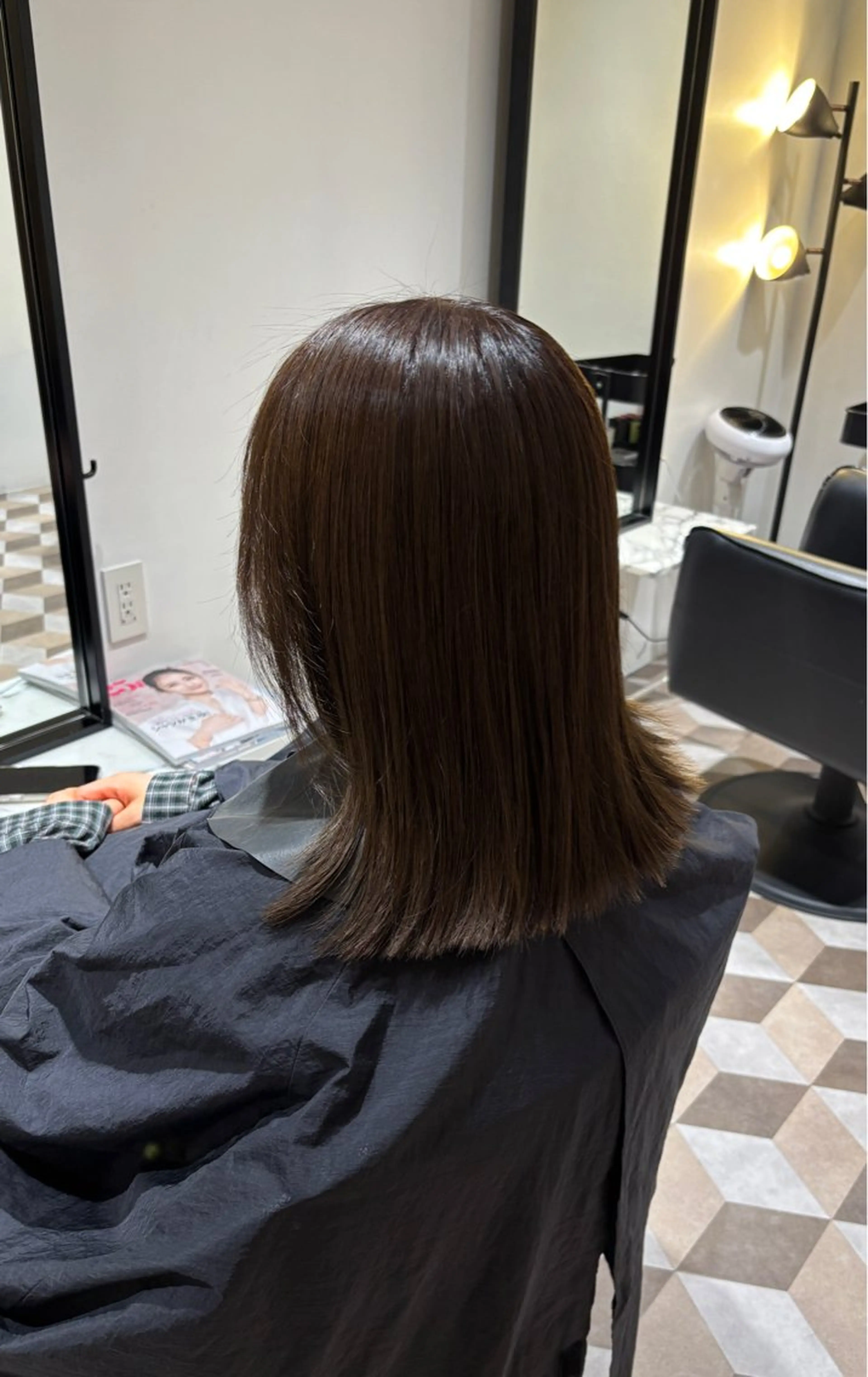 ミディアム カラー relond TAKEのヘアスタイル