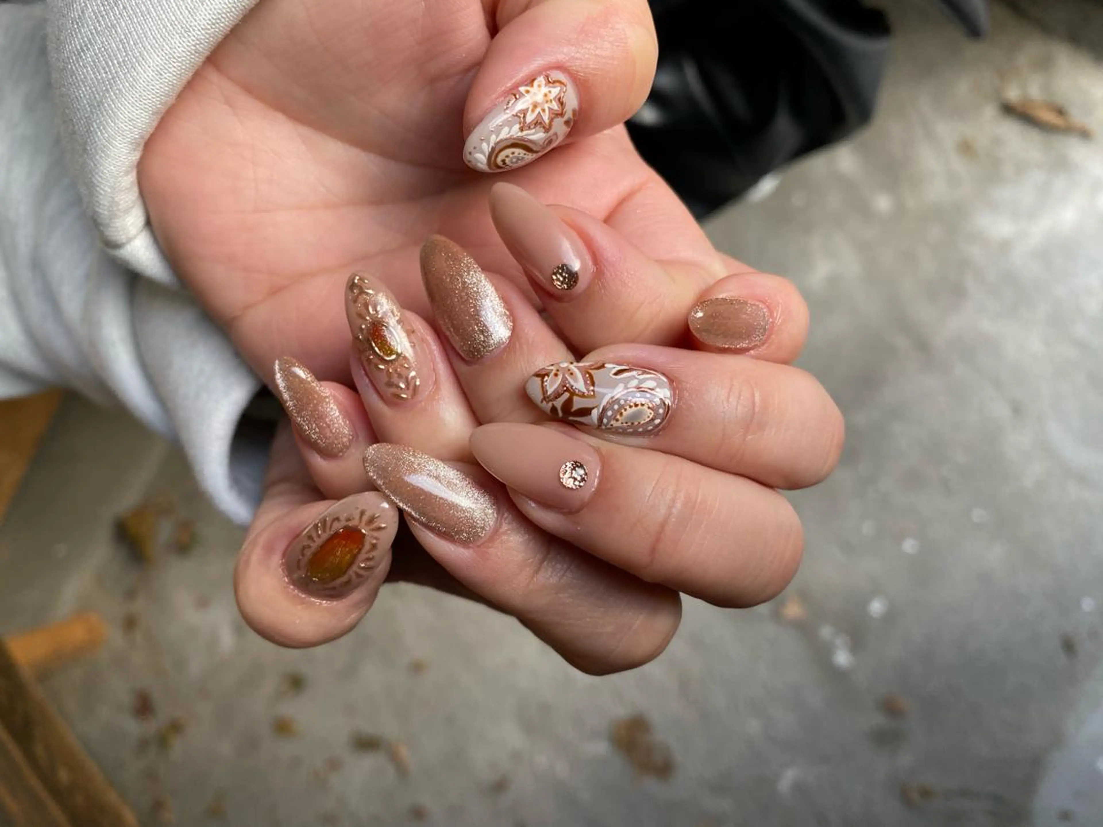 ネイル ハンドネイル nailsalon ∞ ﾐｶﾅﾙ ∞のネイルデザイン