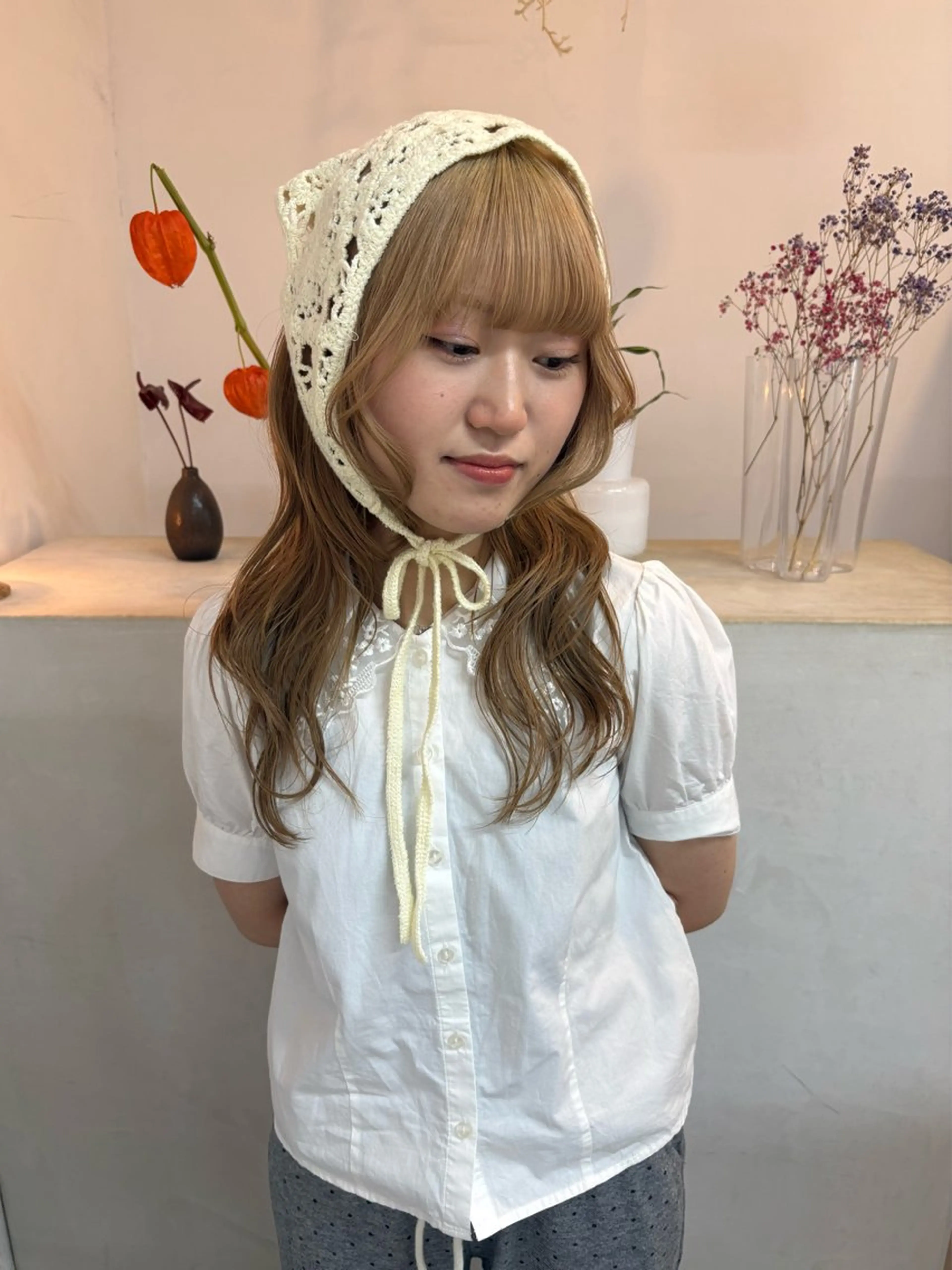 ロング カラー くびれヘア person♡kii マオのヘアスタイル