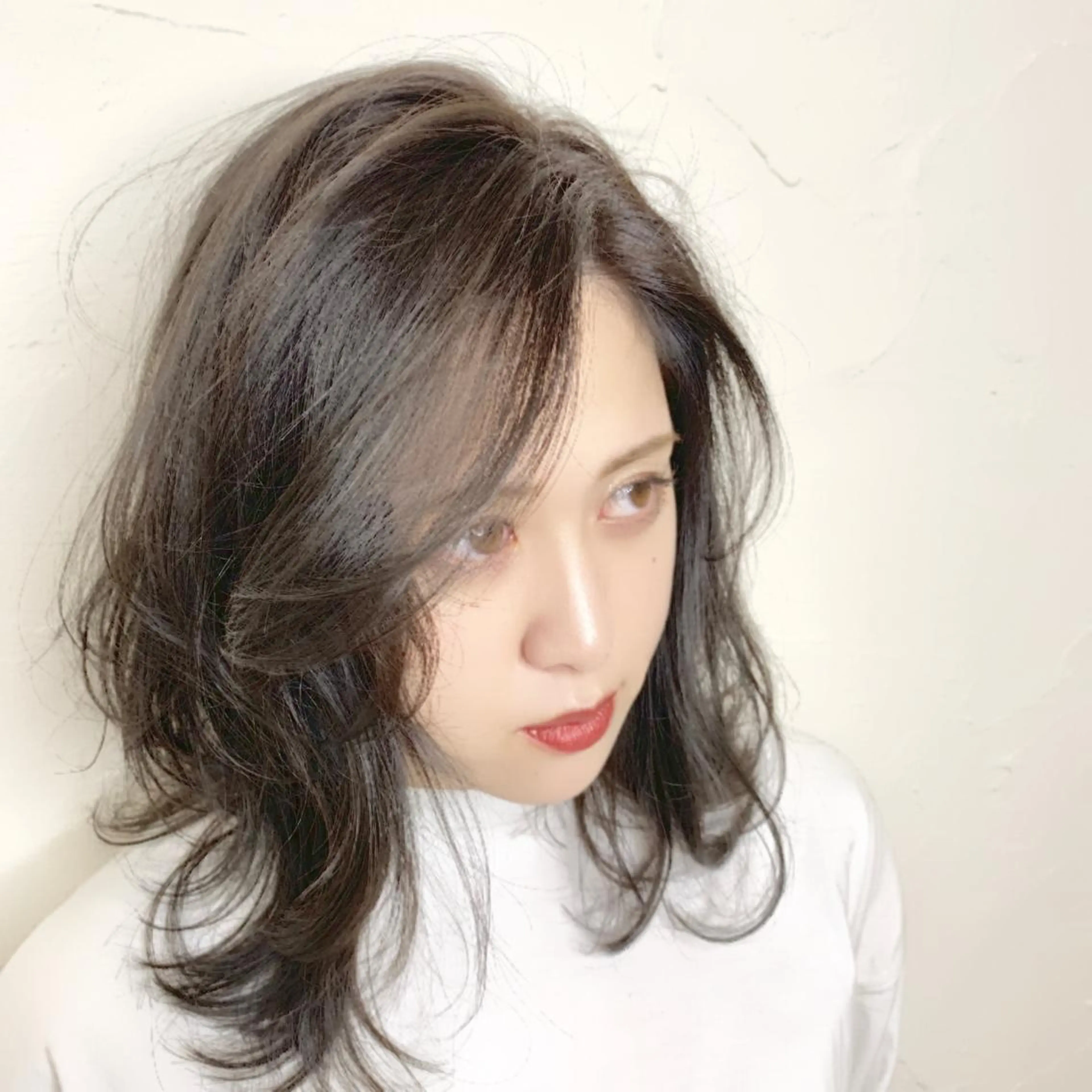 ミディアム カラー パーマ ヘアアレンジ キッズ ネイル マツエク・マツパ 🟤TAP🟤 木曳野　金沢店のヘアスタイル