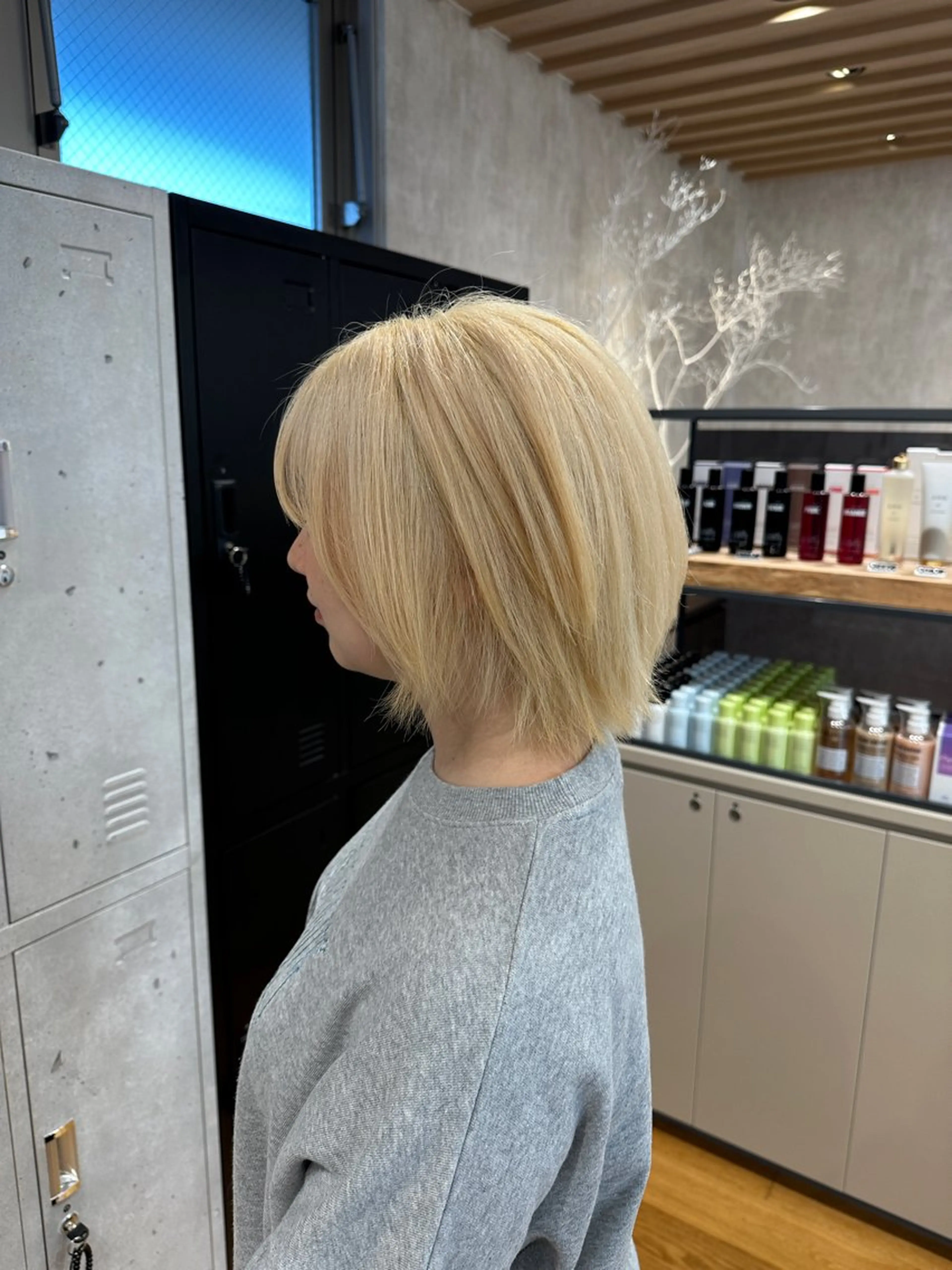 ミディアム ハイライト/ ブリーチ😈小倉😈のヘアスタイル