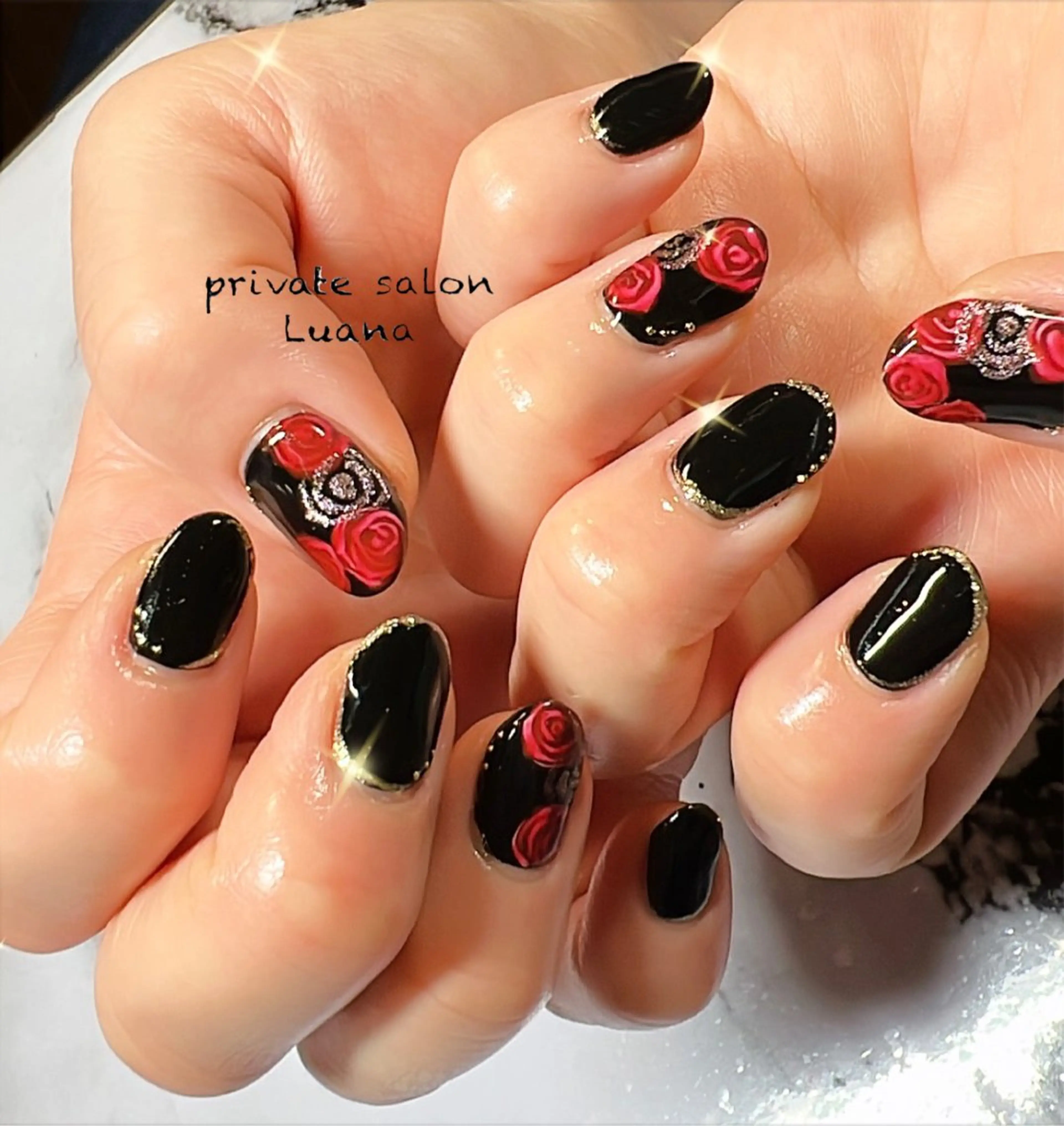 ネイル ハンドネイル 自宅ネイルサロン ルアナのネイルデザイン