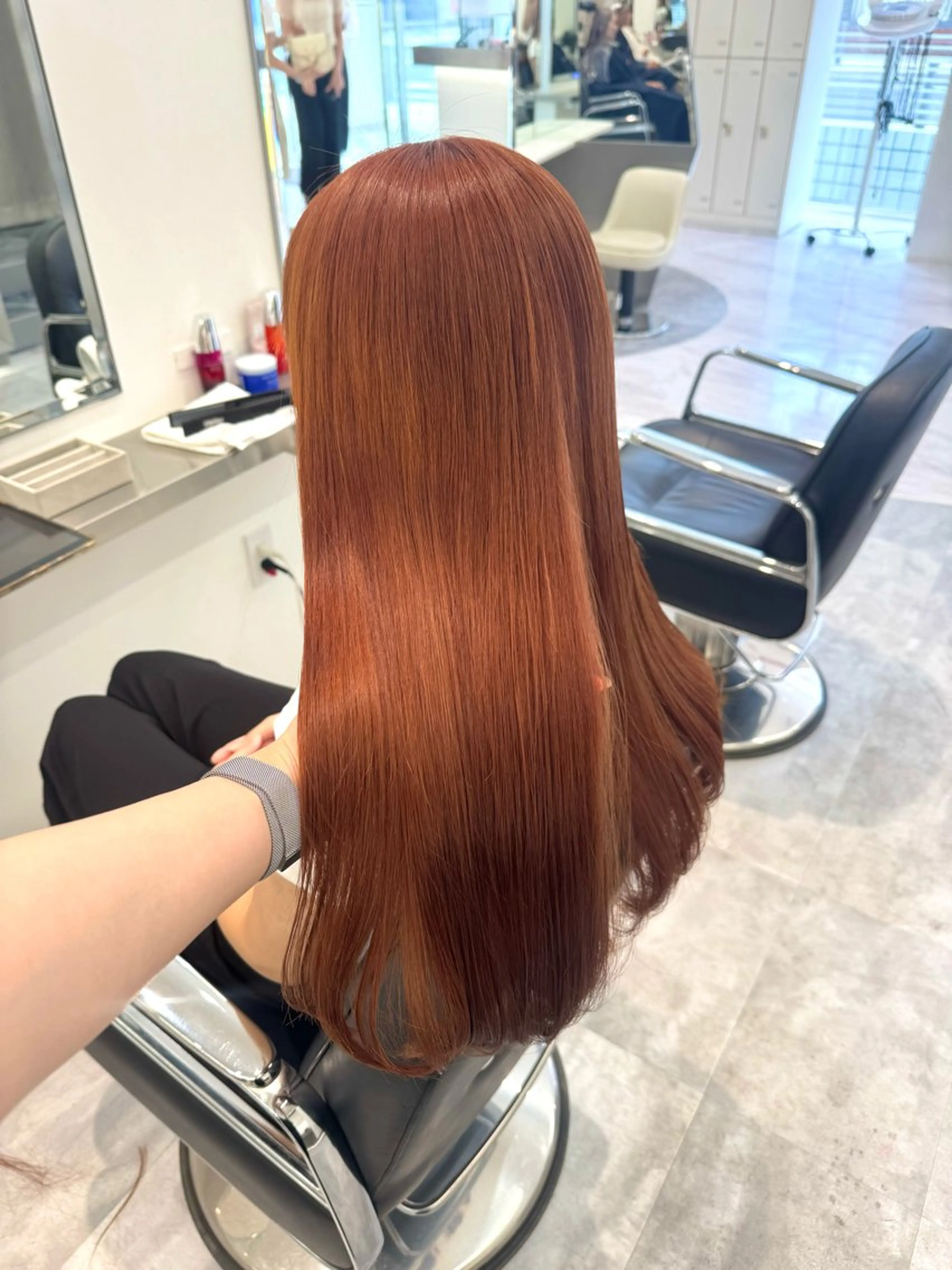 ロング カラー ヘアカラー ParveMix🍀 藤原愛未のヘアスタイル