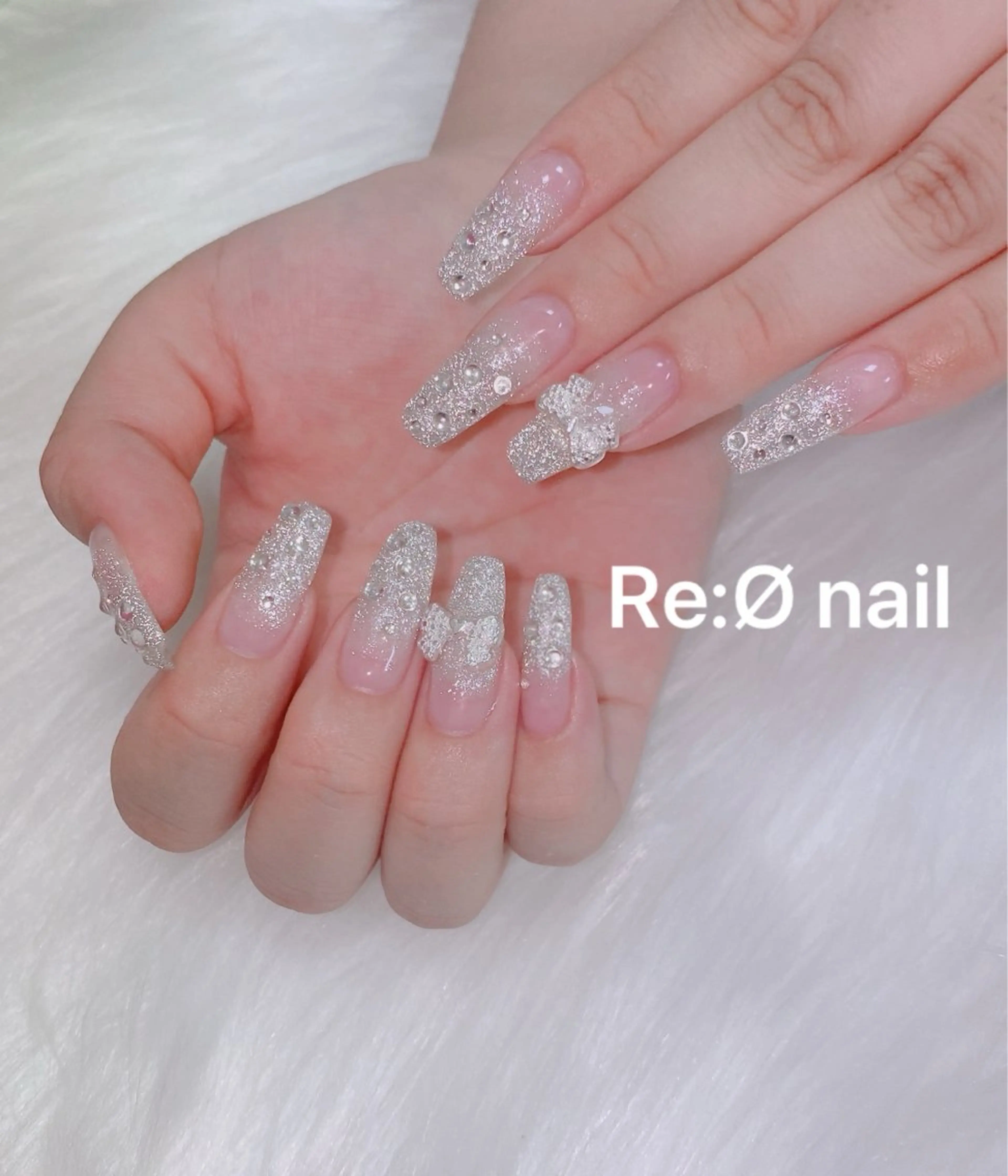 ネイル フラッシュネイル ハンドネイル Re:Ø nail 🩵TSUJIのネイルデザイン