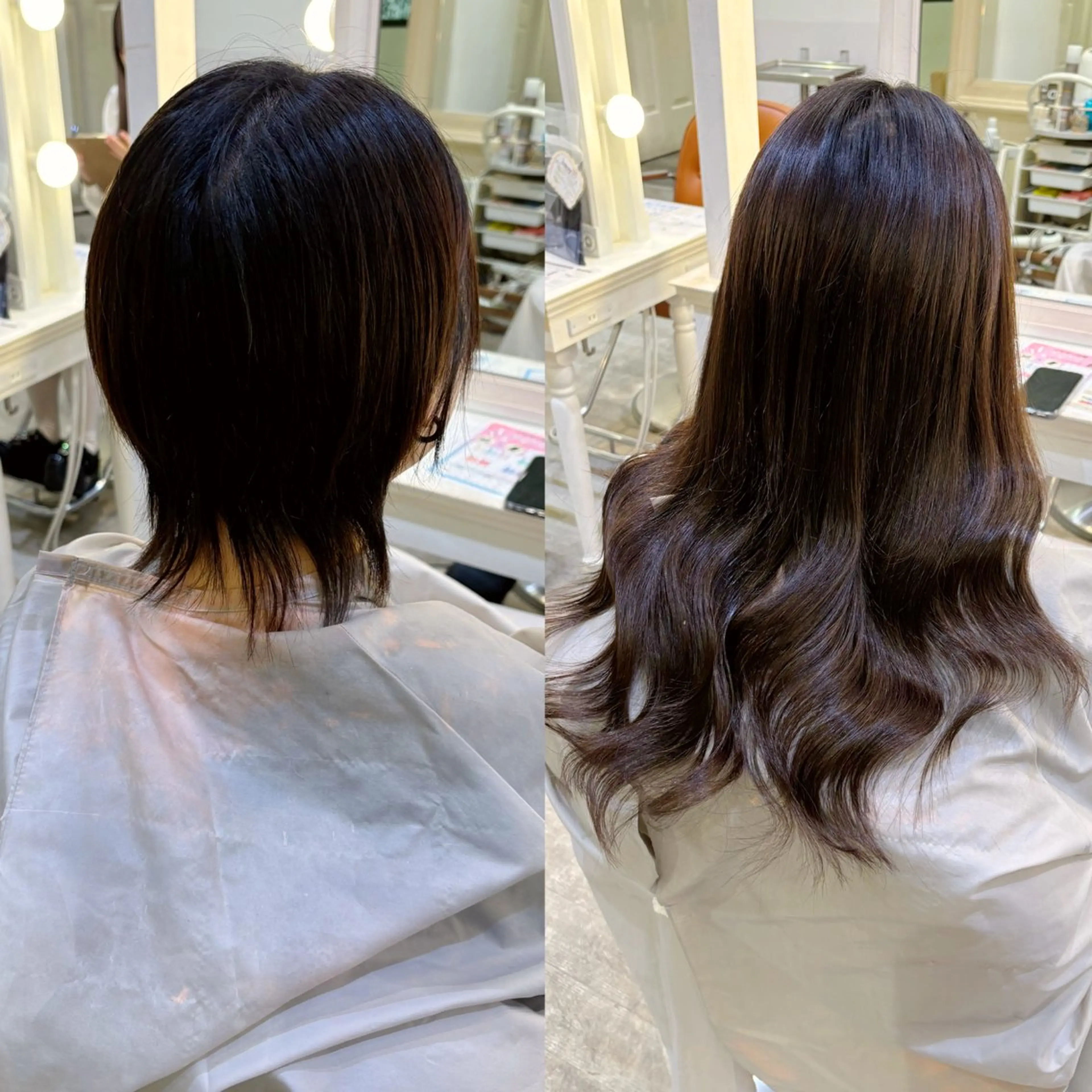 ショート ショートヘア ウルフカット エクステ エクステ/ハイトーン 🐏☁️miminaのヘアスタイル