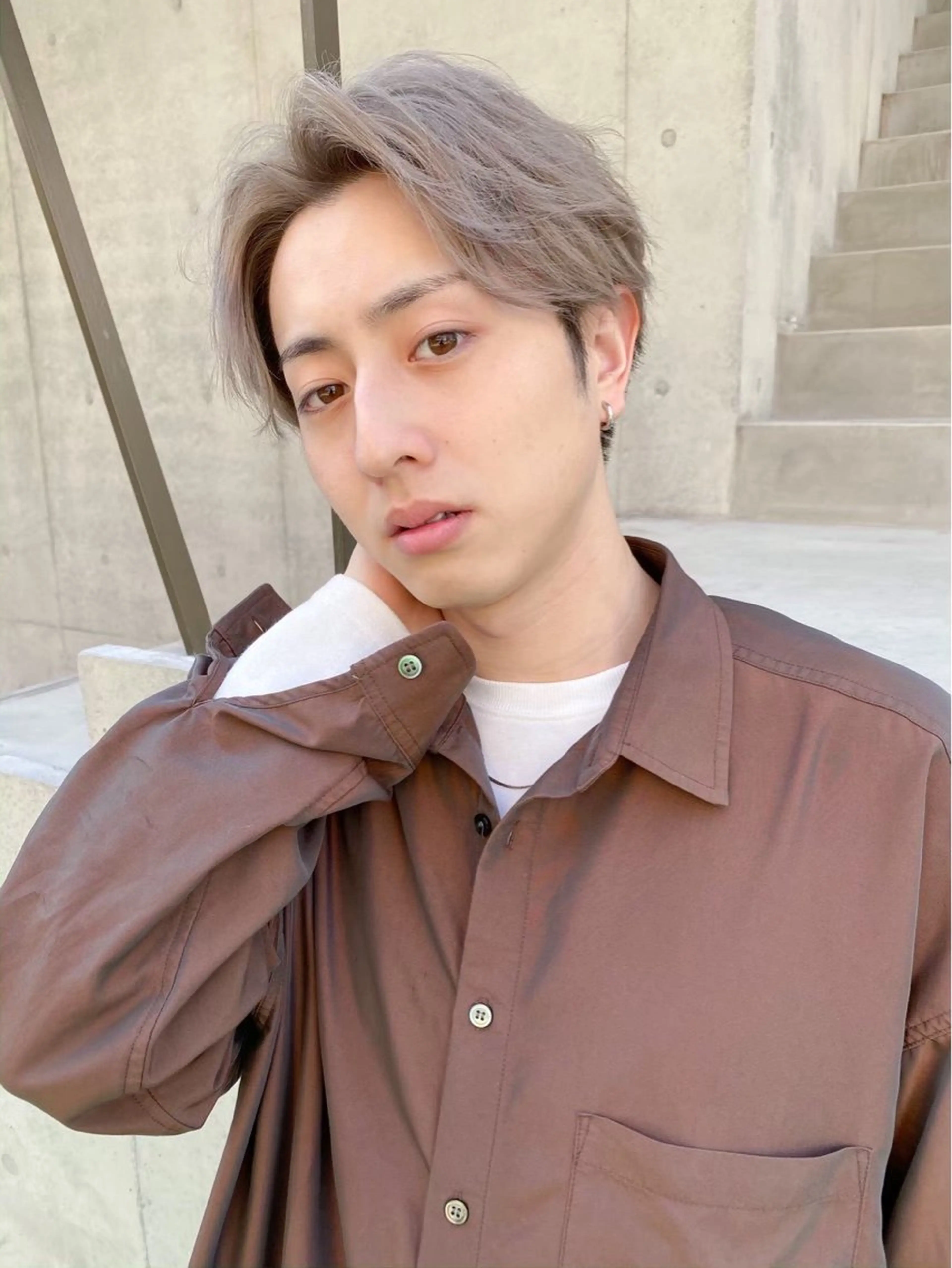 カラー メンズ カット ヘアカラー ness🎖️ カミカリスマ受賞のヘアスタイル