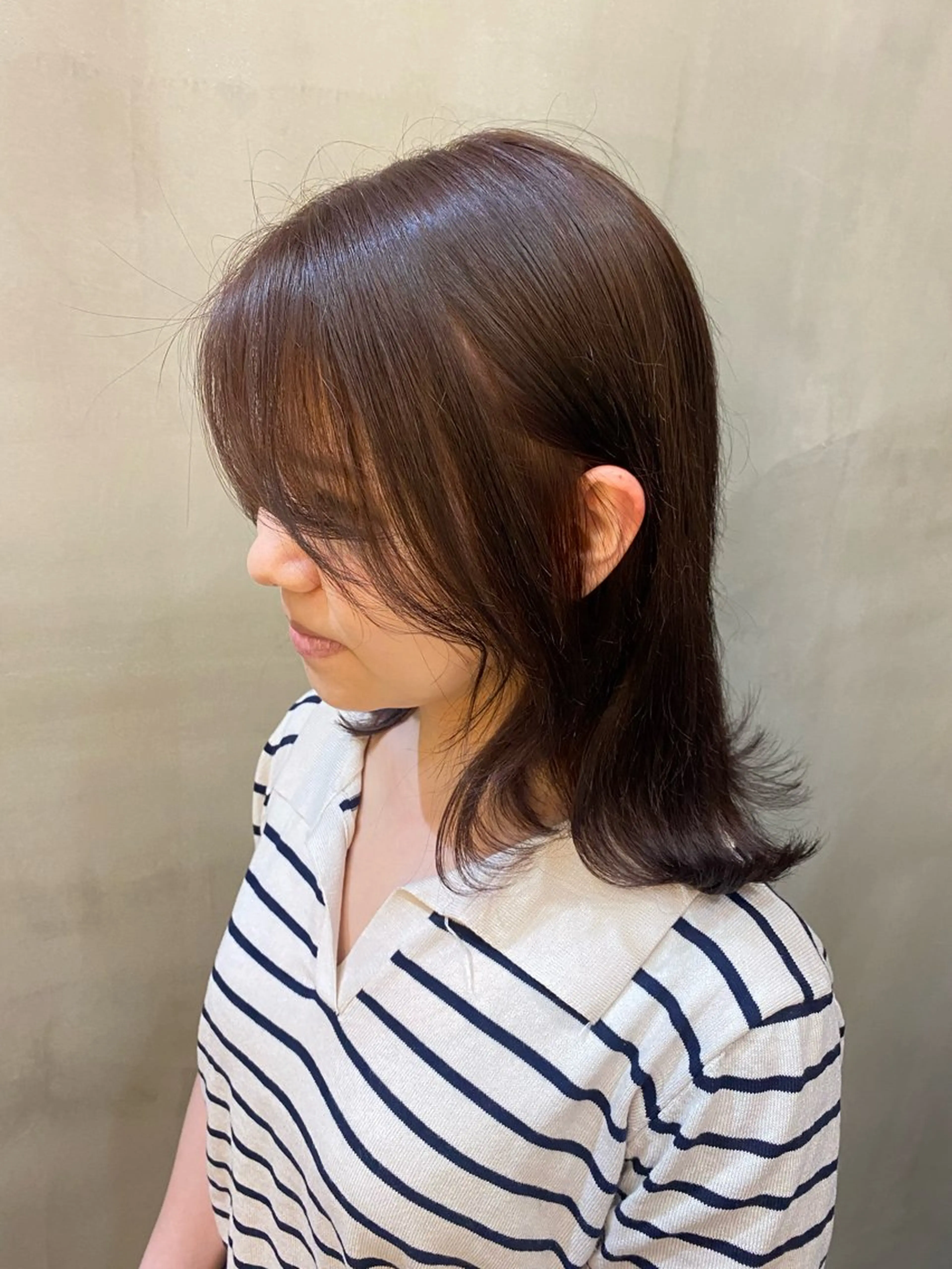 ミディアム カラー 韓国×髪質改善カラー 💎hinaのヘアスタイル