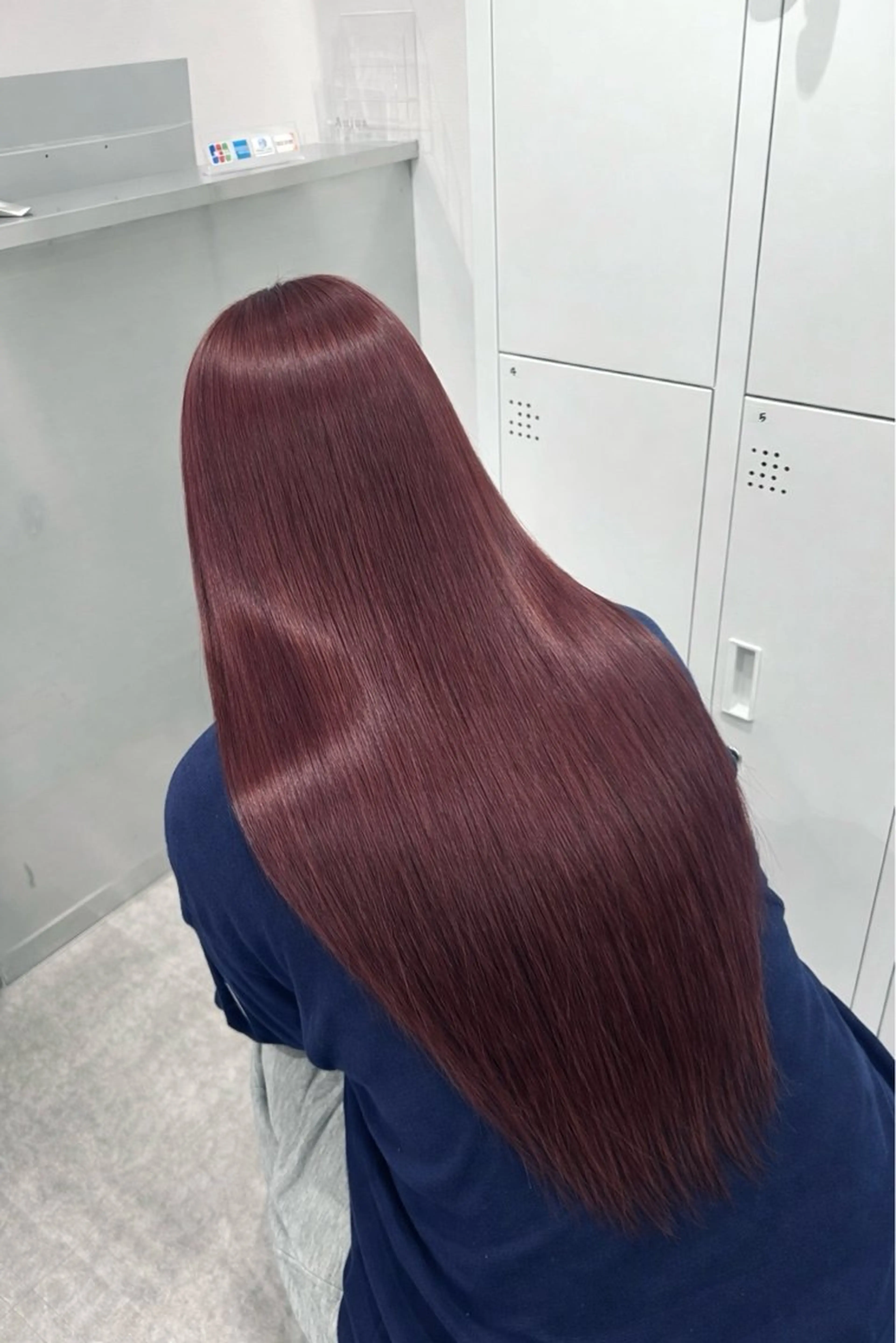 ロング ヘアカラー トリートメント ブリーチ/ベージュ /レイヤー/ひよりのヘアスタイル