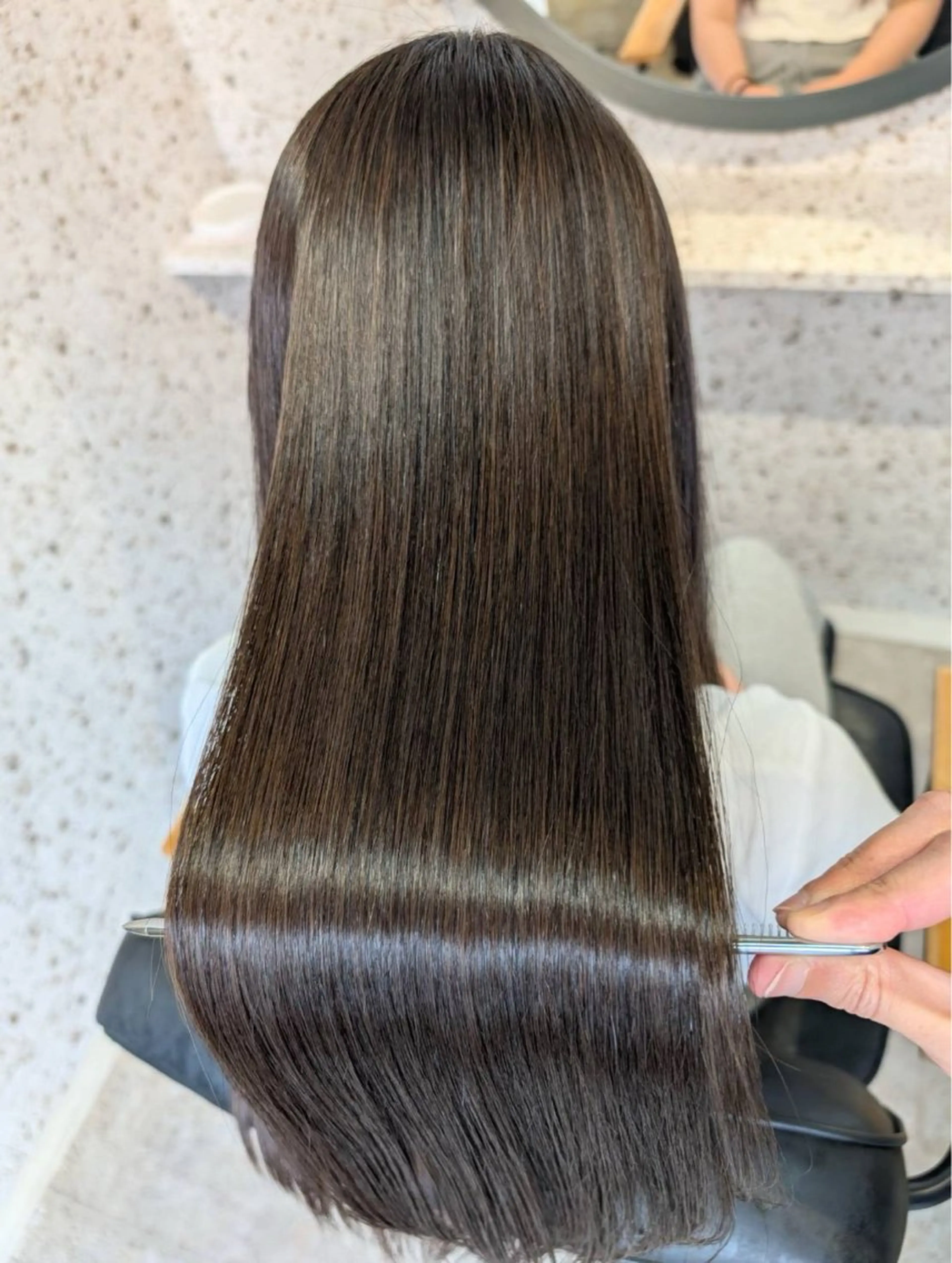 ロング 縮毛矯正 [lani ] konatsuのヘアスタイル