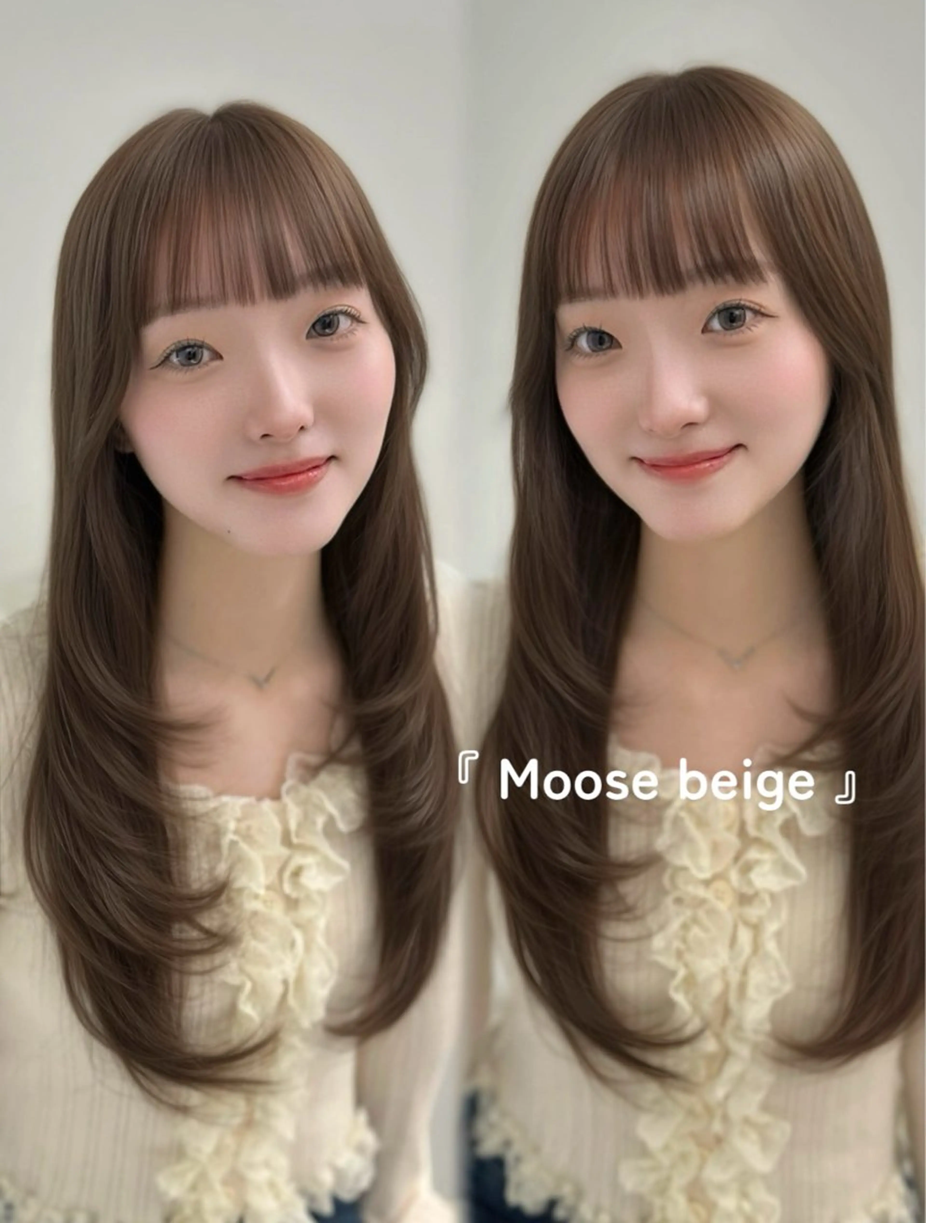 ロング カラー ヘアカラー ヘアセット 上品モテヘア🩶 karen🩶のヘアスタイル